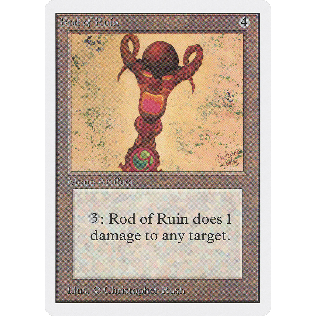 MTG Singles - Rod of Ruin - Unlimited - Regular