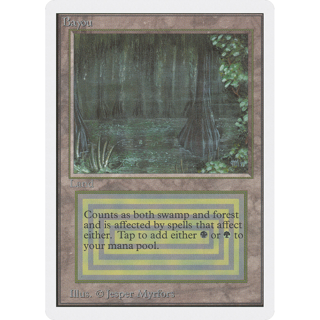 MtG Bayou 【3ED】英語 PLD]Bayou《英語》【3ED】