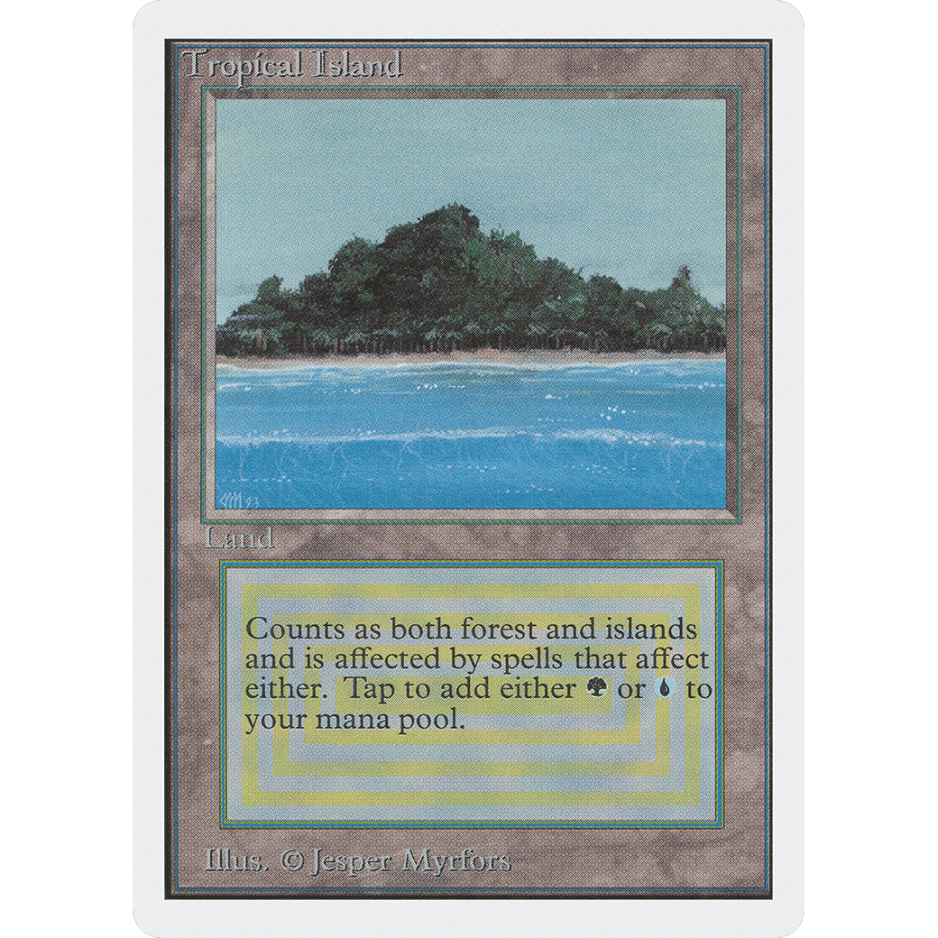 MTG Singles - Tropical Island - Unlimited -
