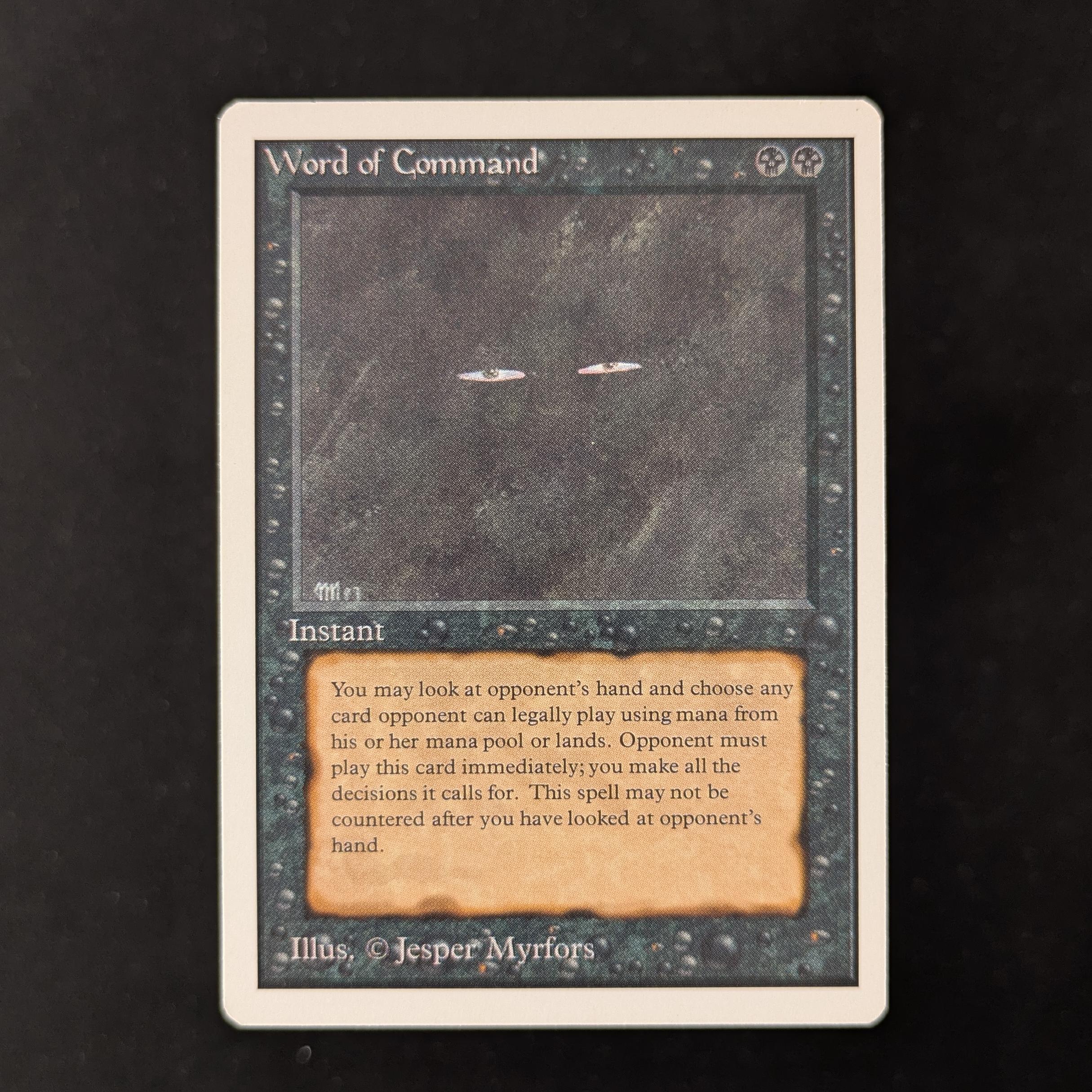 MTG Singles - Word of Command - Unlimited - GD - 30115