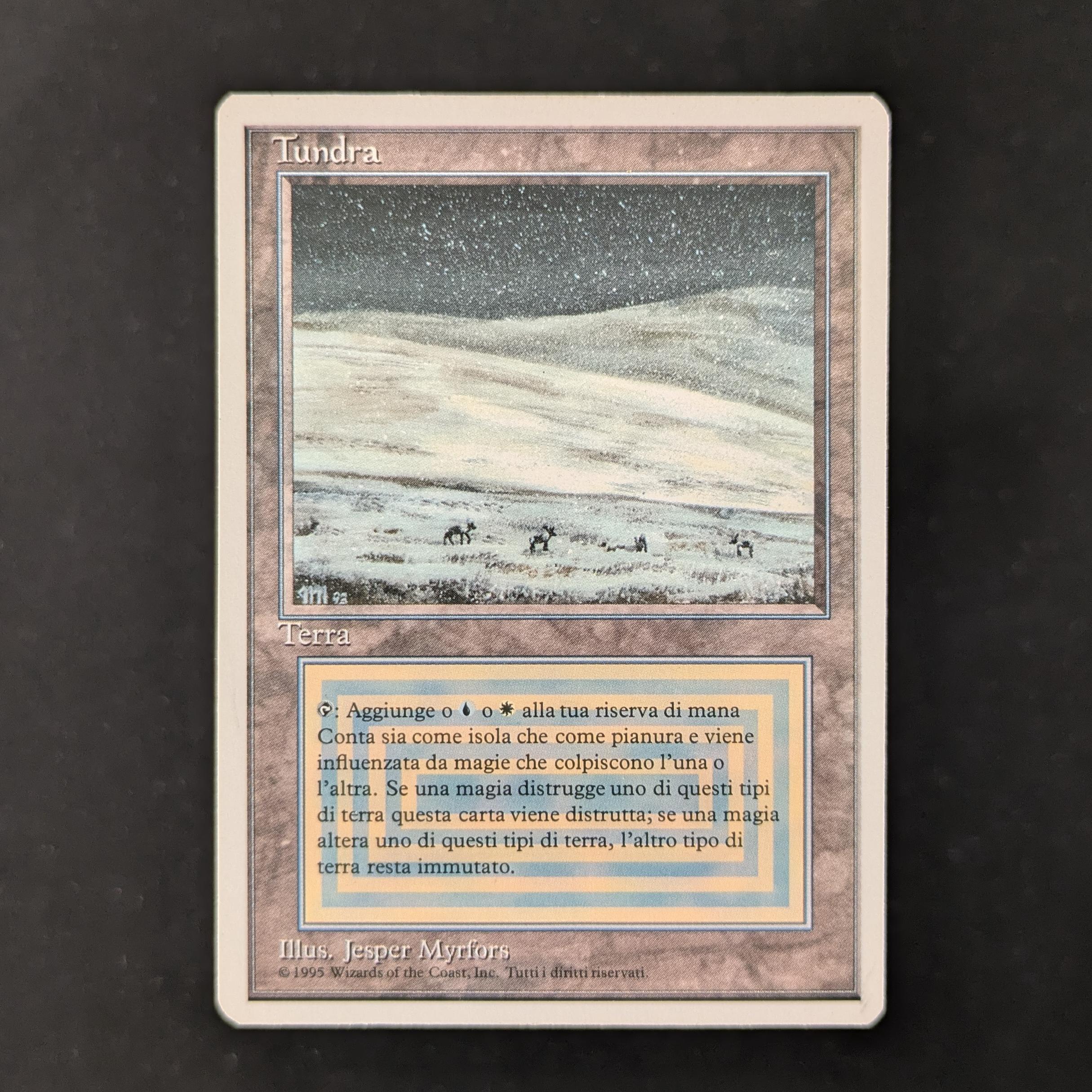 MTG Singles - Tundra - Foreign White Bordered - Italian - GD - DENT - 30242