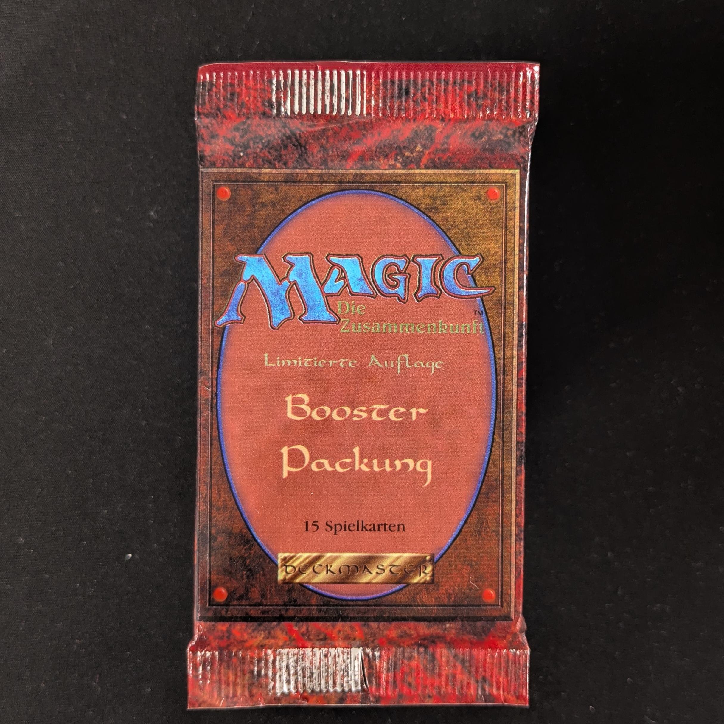 MTG Sealed Product - Foreign Black Bordered Booster Pack - German - Sealed - 30304