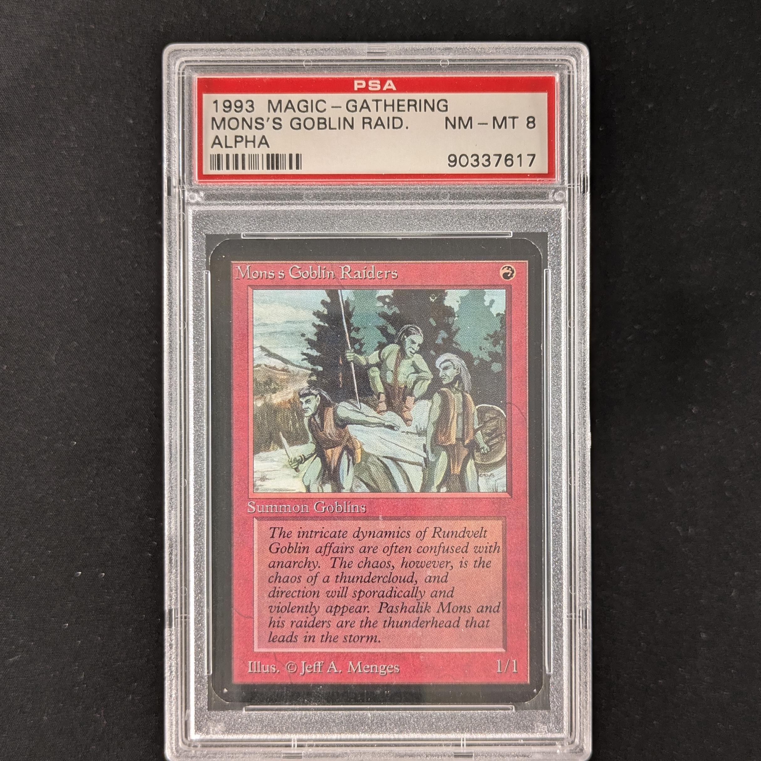 Mons's Goblin Raiders - Alpha - PSA 8