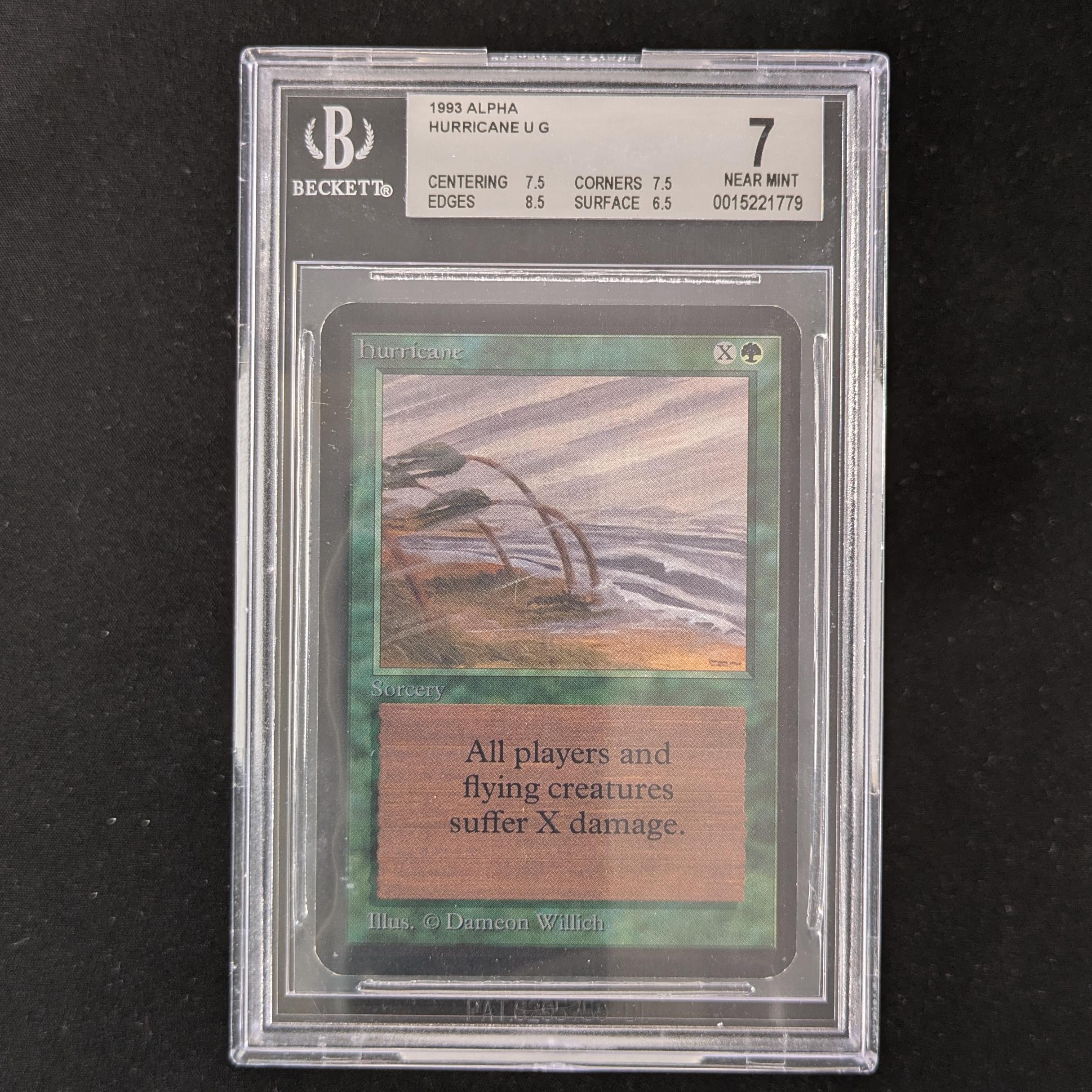 MTG Singles - Hurricane - Alpha - BGS 7 -