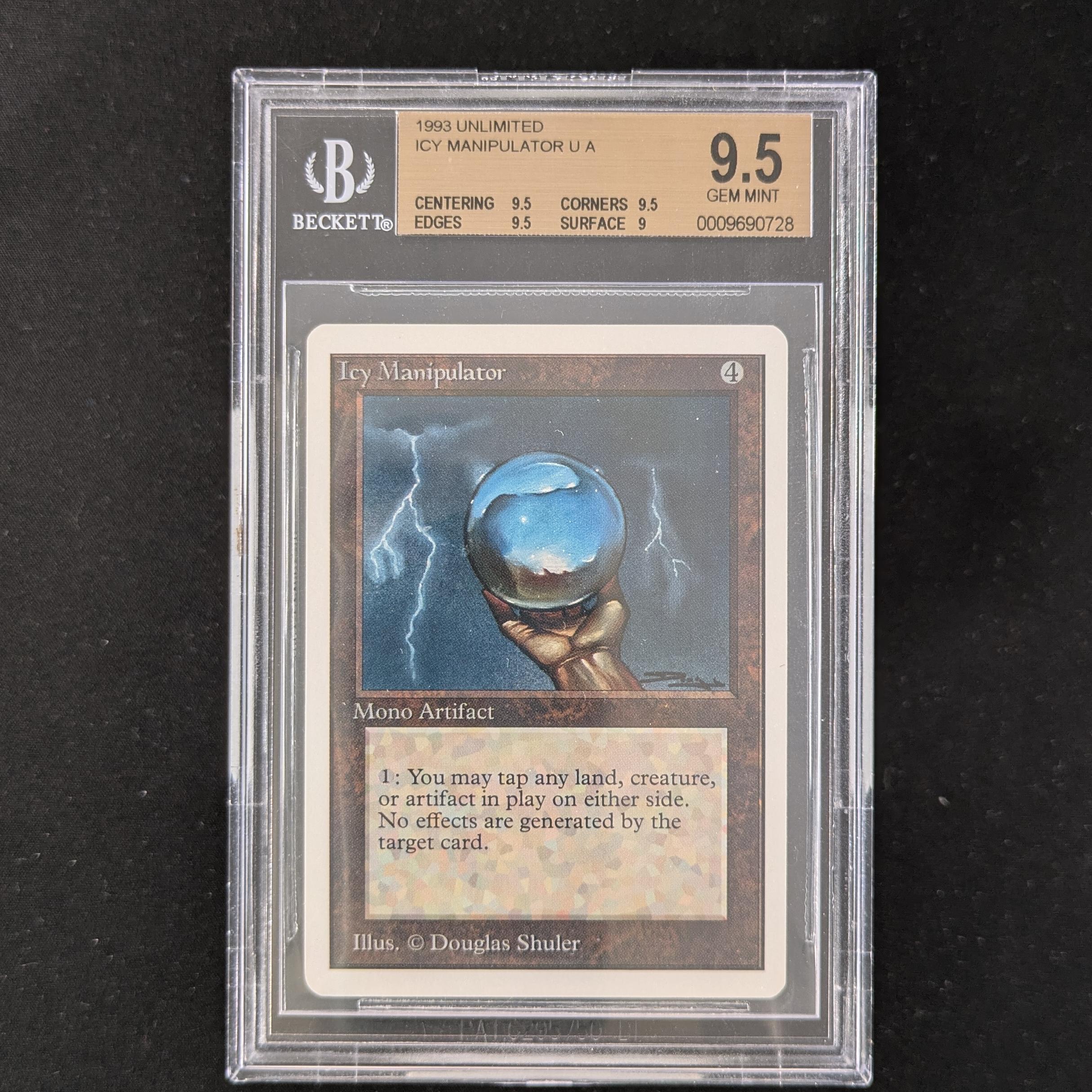MTG Singles - Icy Manipulator - Unlimited - BGS 9.5 -