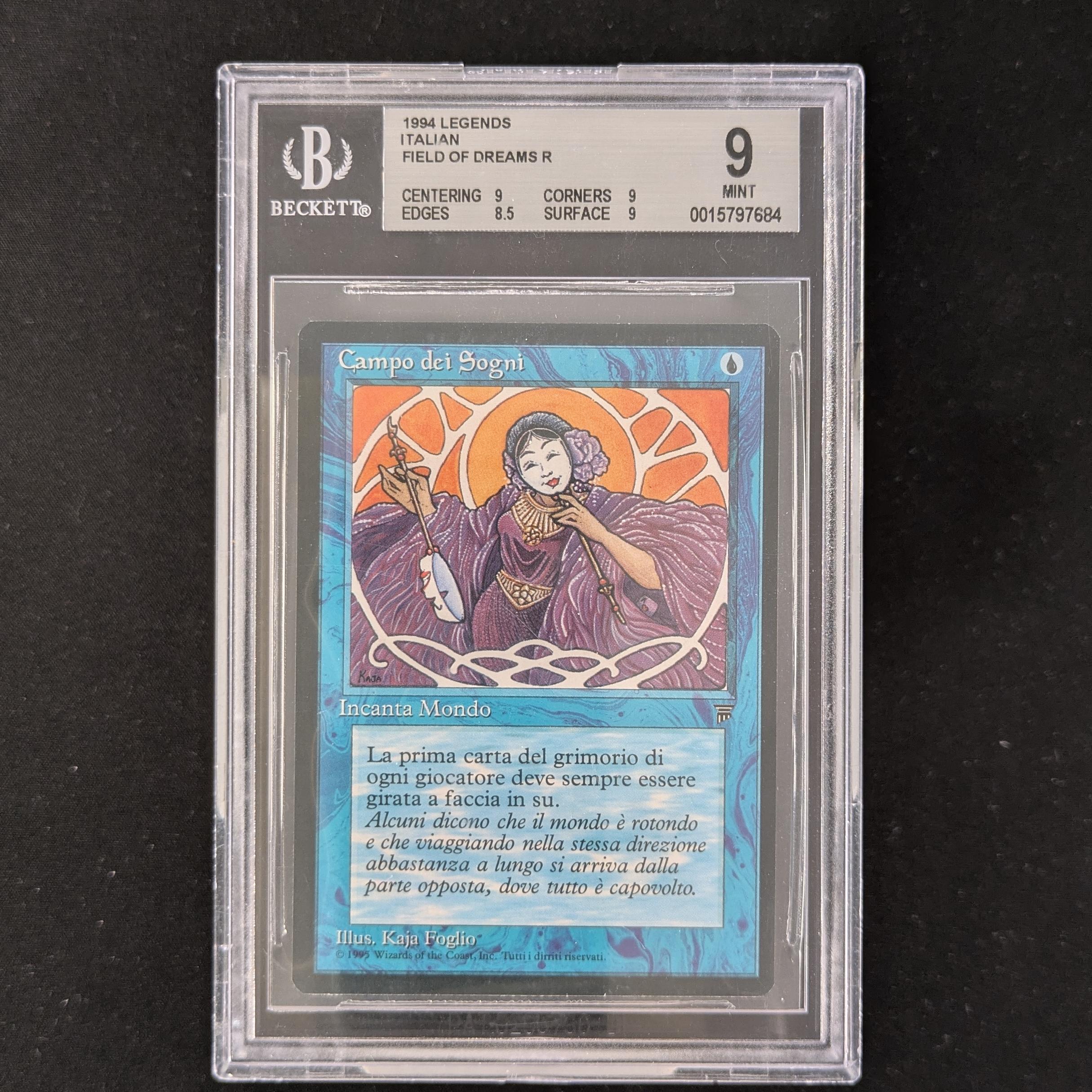 Field of Dreams - Legends Italian - BGS 9