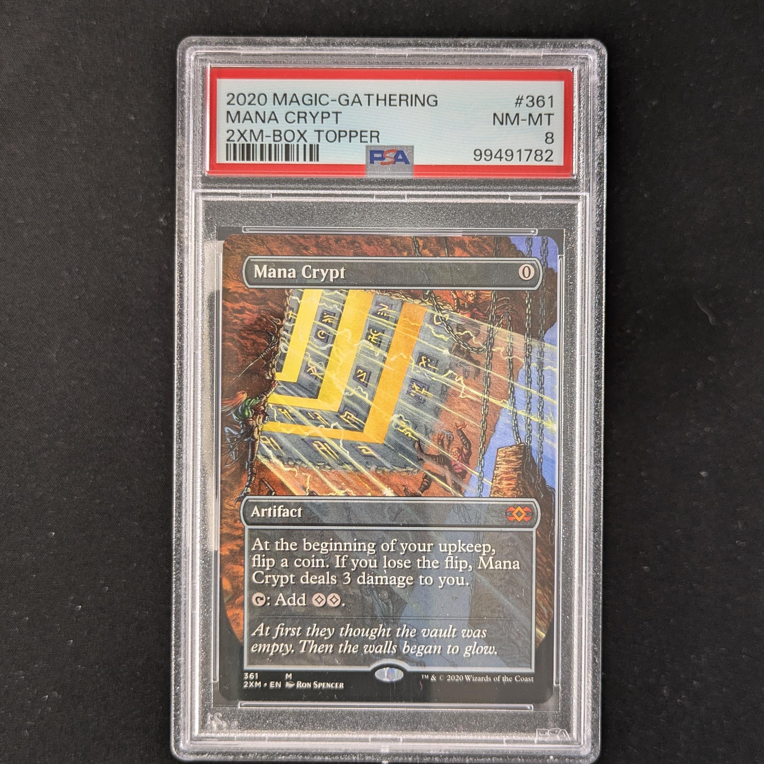 Mana Crypt - Double Masters: Extras - PSA 8