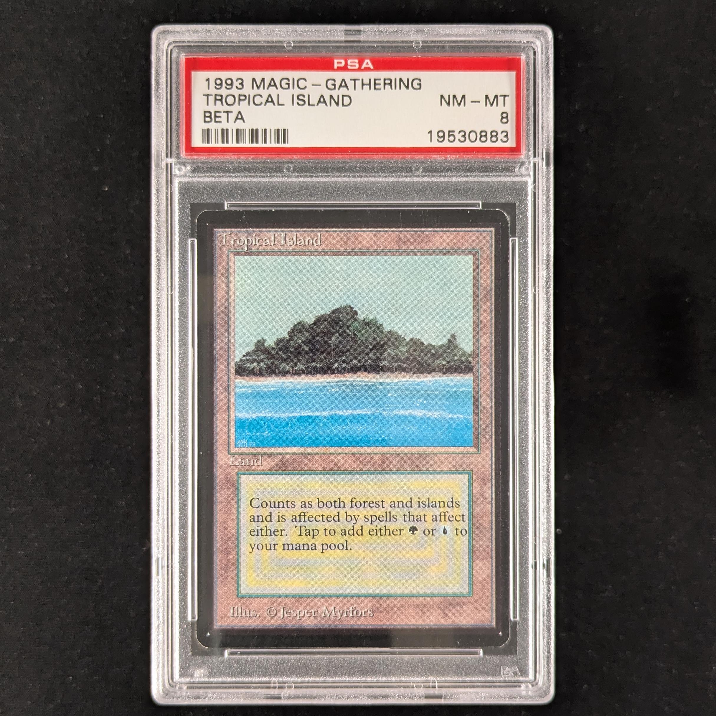 MTG Singles - Tropical Island - Beta - PSA 8 - 30480