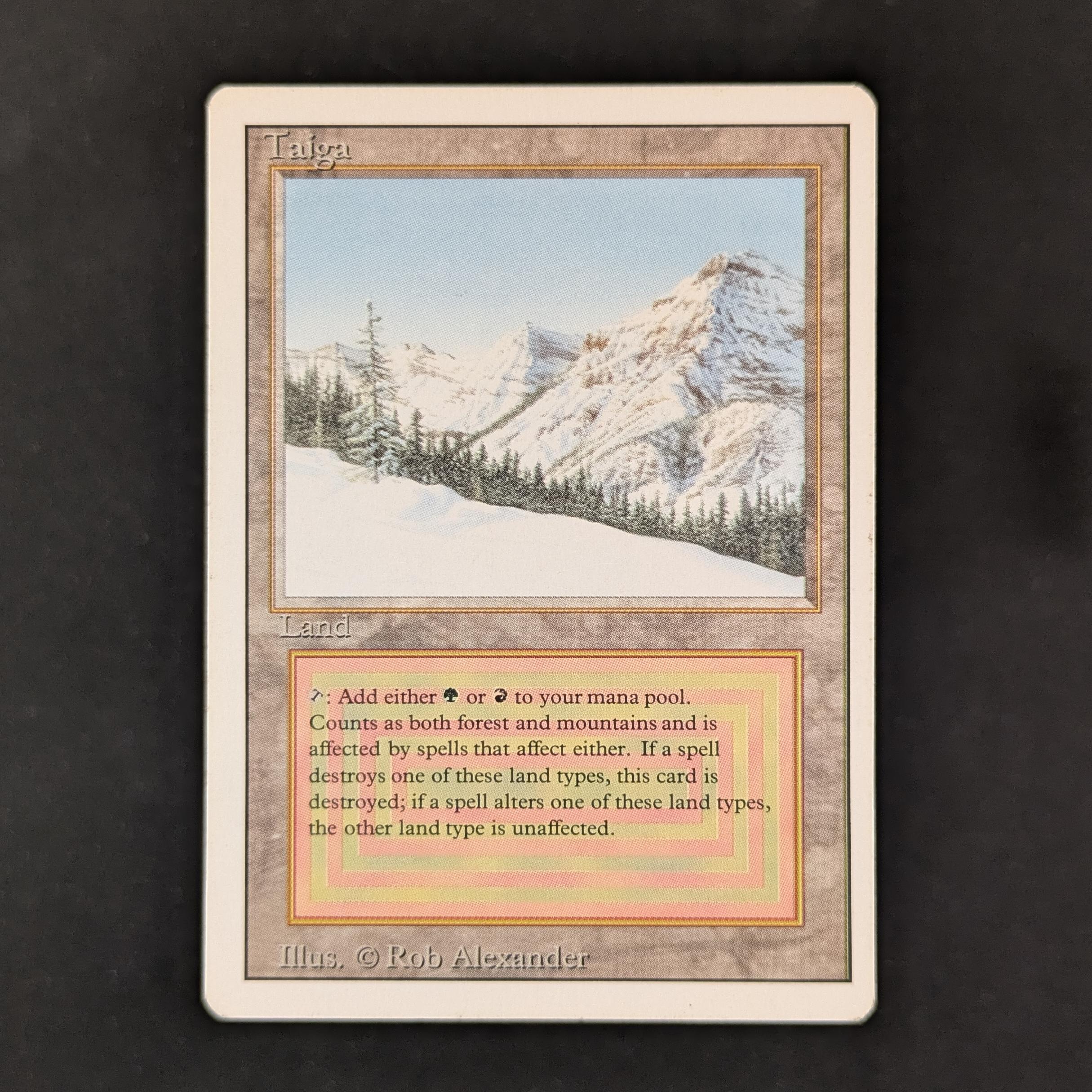 MTG Singles - Taiga - Revised - PL - BENT - 30567