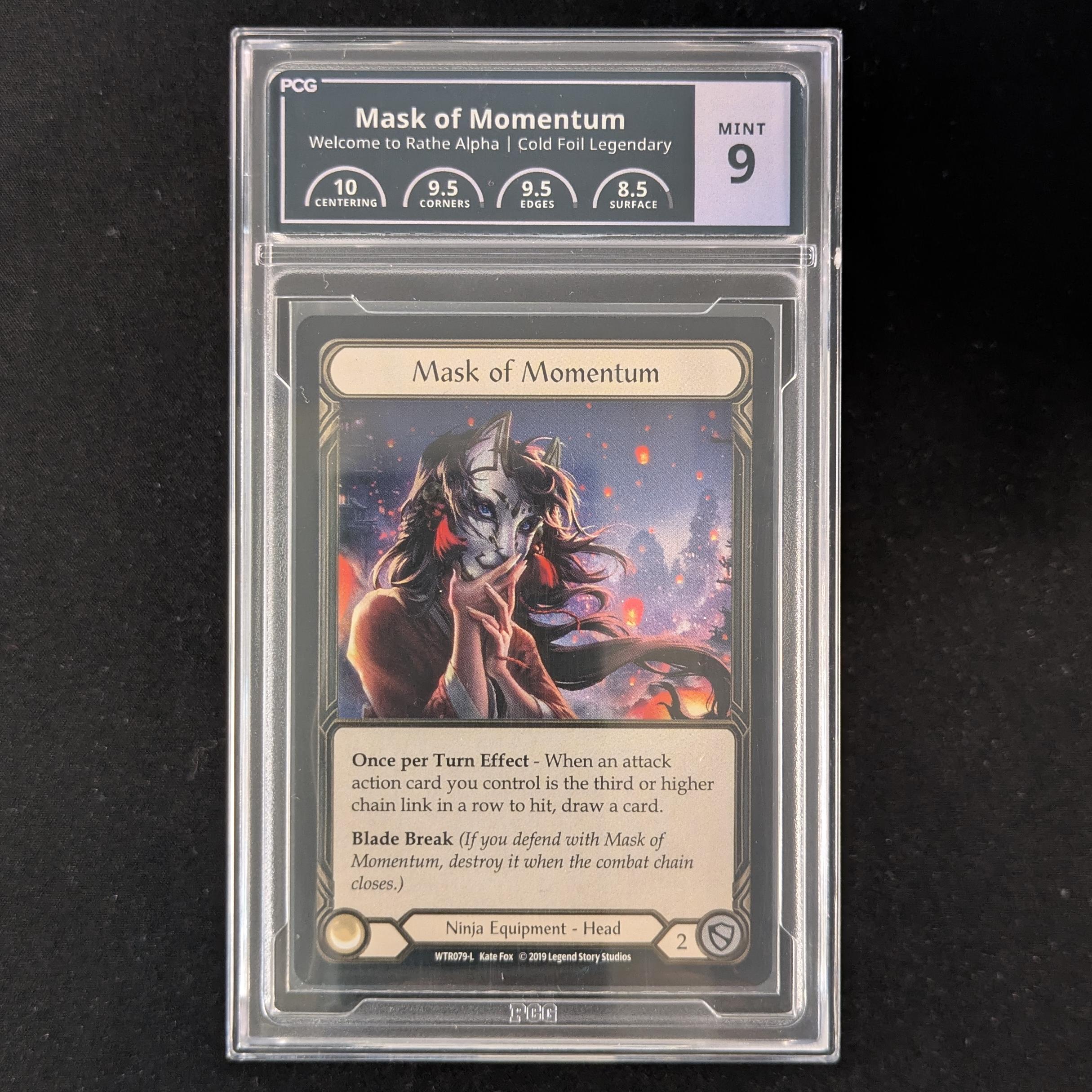 FAB Singles - Mask of Momentum (Cold Foil) - - Welcome to Rathe Alpha - PCG 9 -