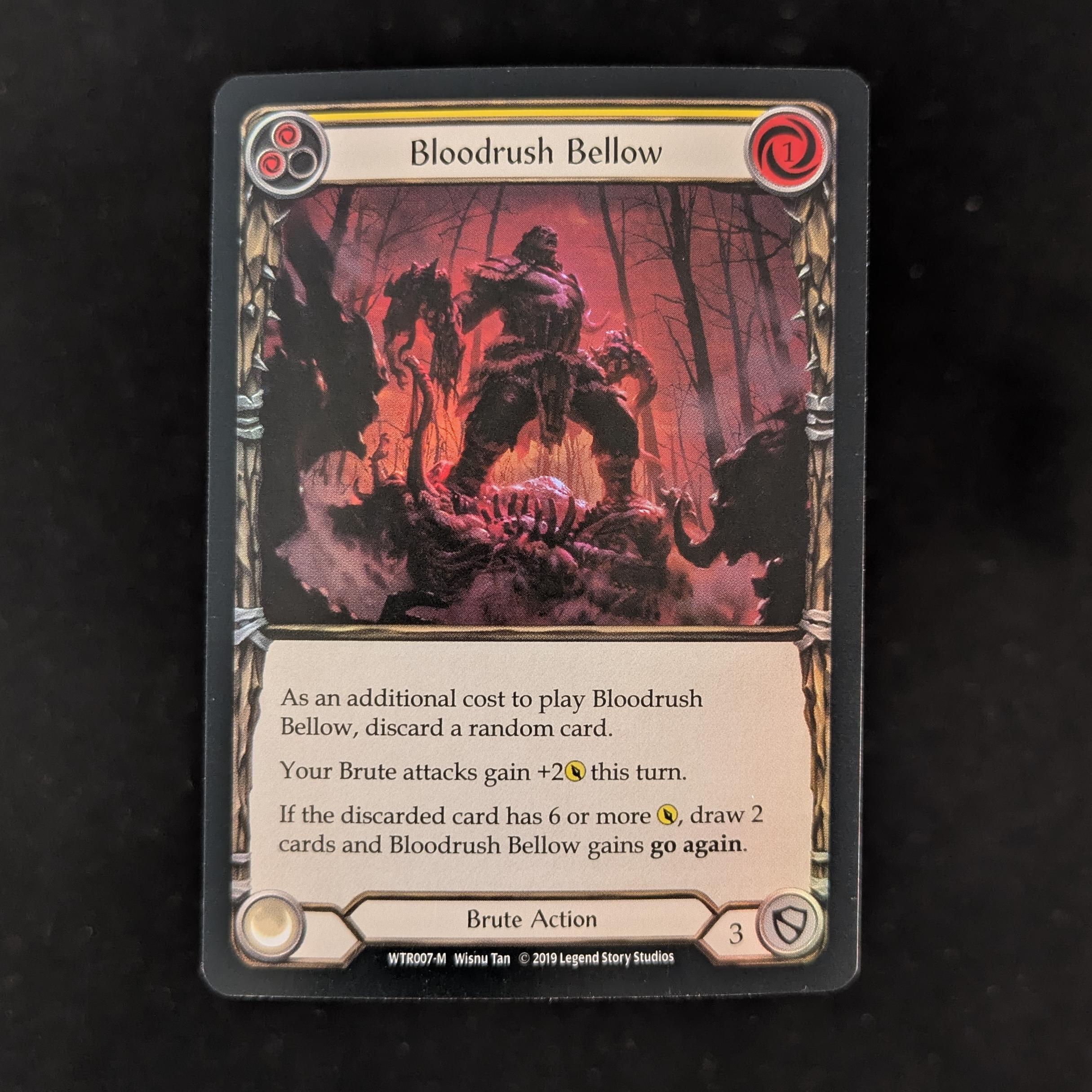 FAB Singles - Bloodrush Bellow (Rainbow Foil) - - Welcome to Rathe Alpha - NM -