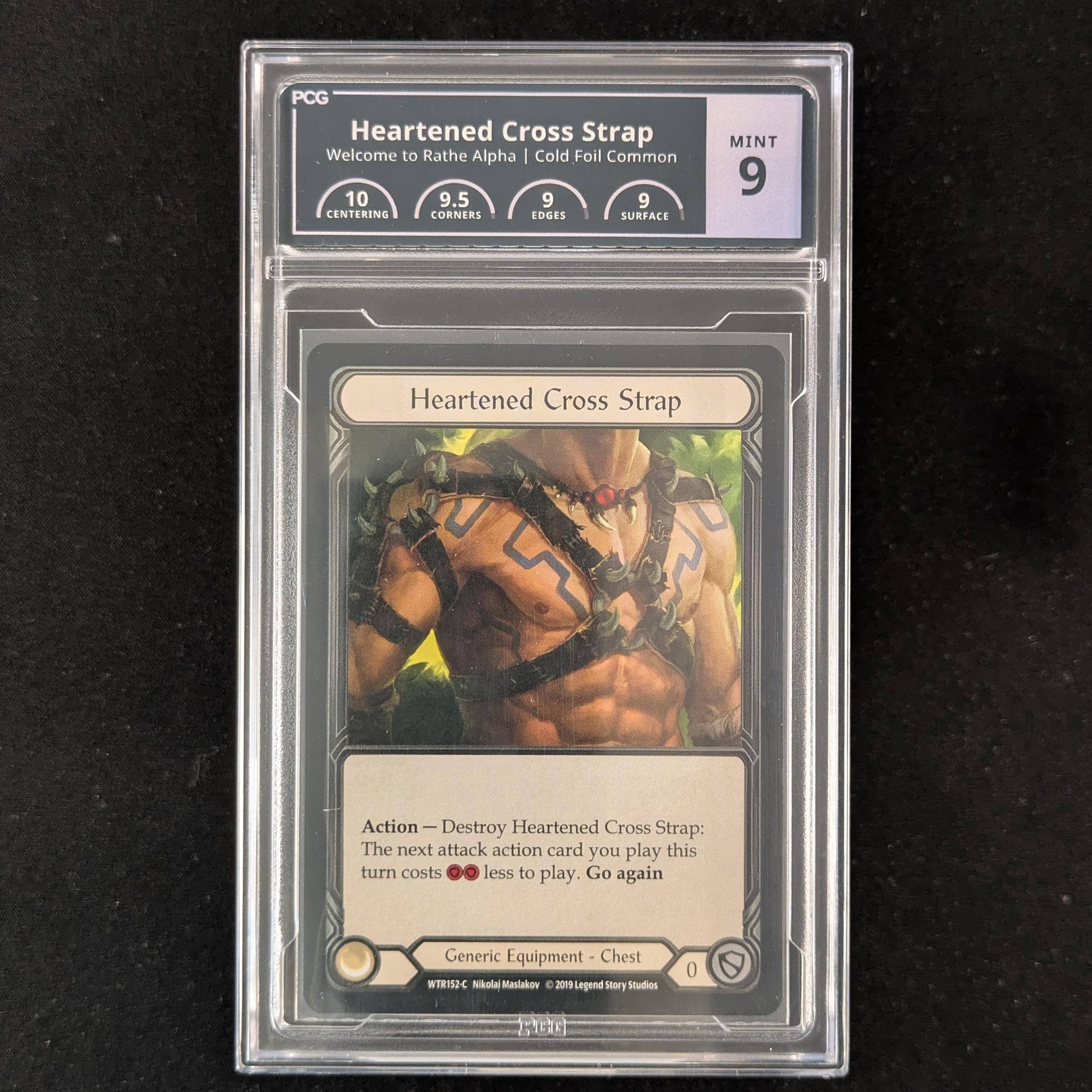 FAB Singles - Heartened Cross Strap (Cold Foil) - - Welcome to Rathe Alpha - PCG 9 -