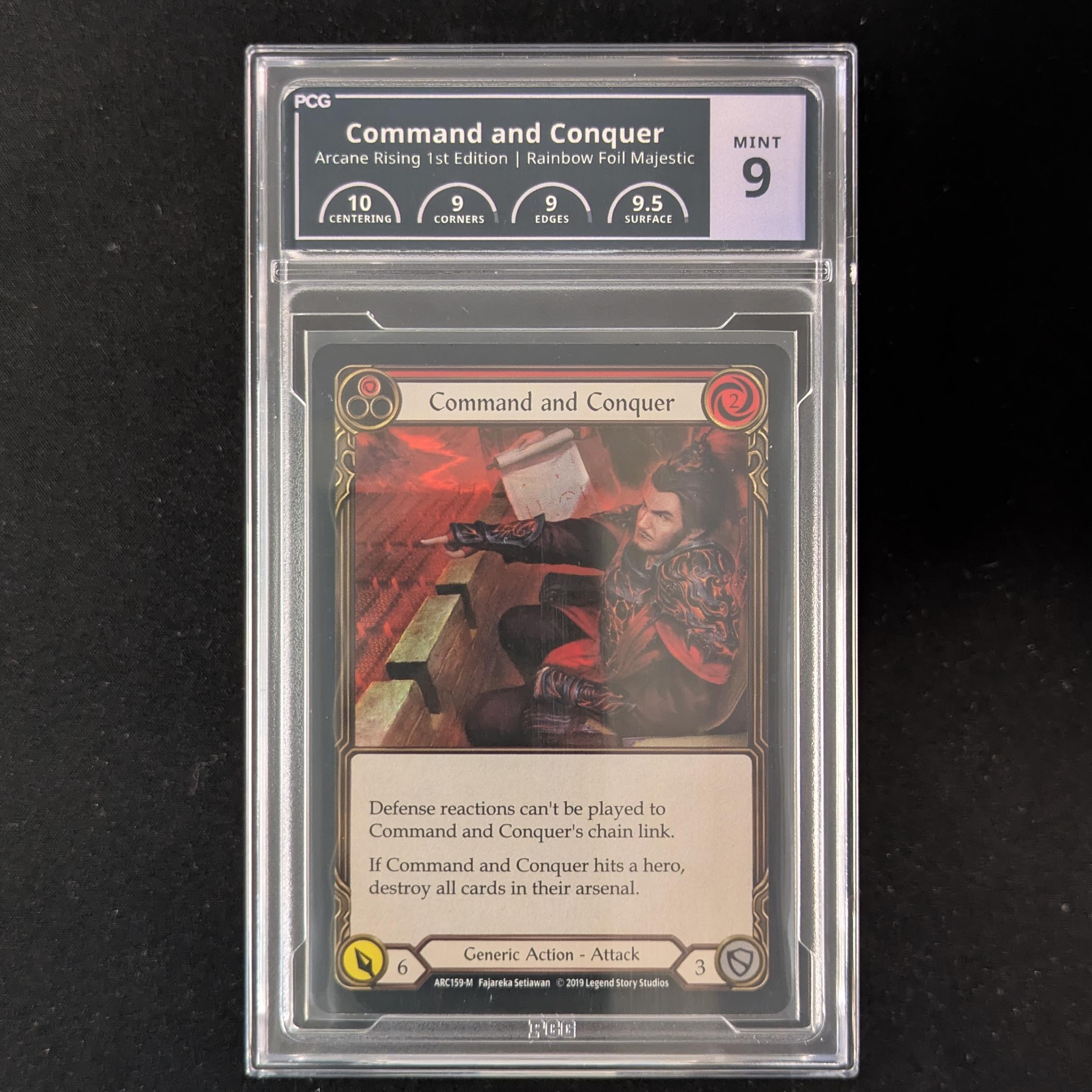 FAB Singles - Command and Conquer Foil - - Arcane Rising First - PCG 9 -