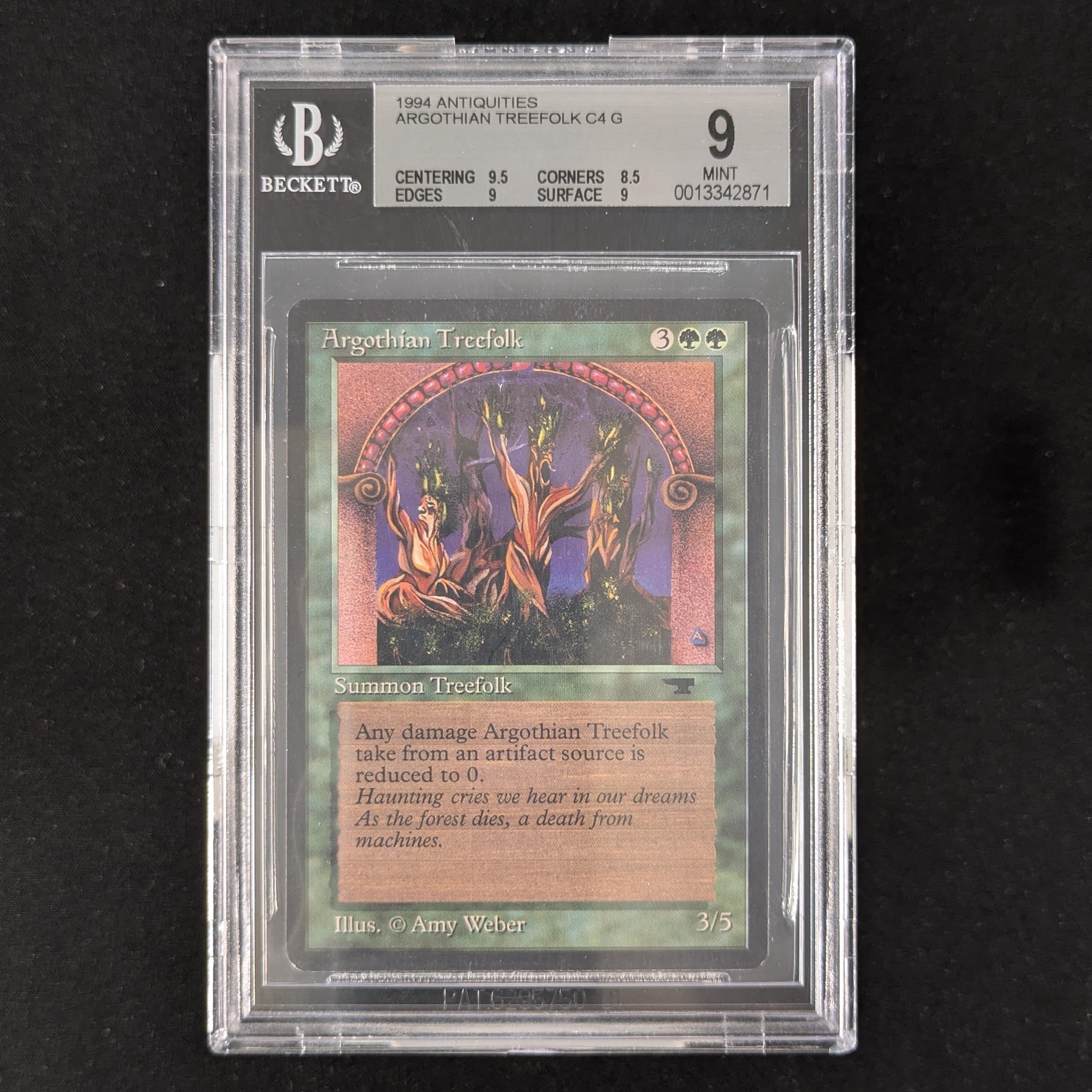 MTG Singles - Argothian Treefolk - Antiquities - BGS 9 -