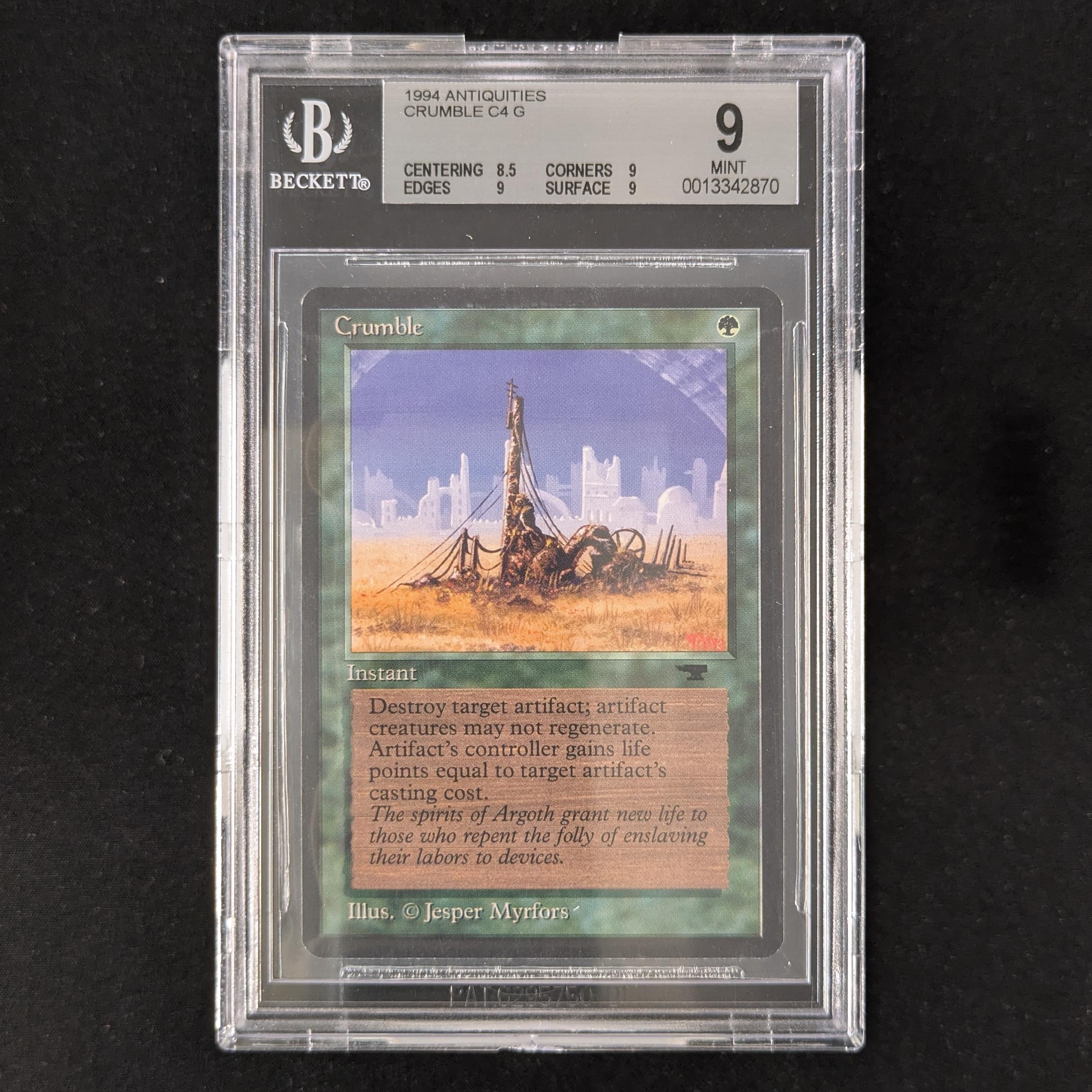 MTG Singles - Crumble - Antiquities - BGS 9 -