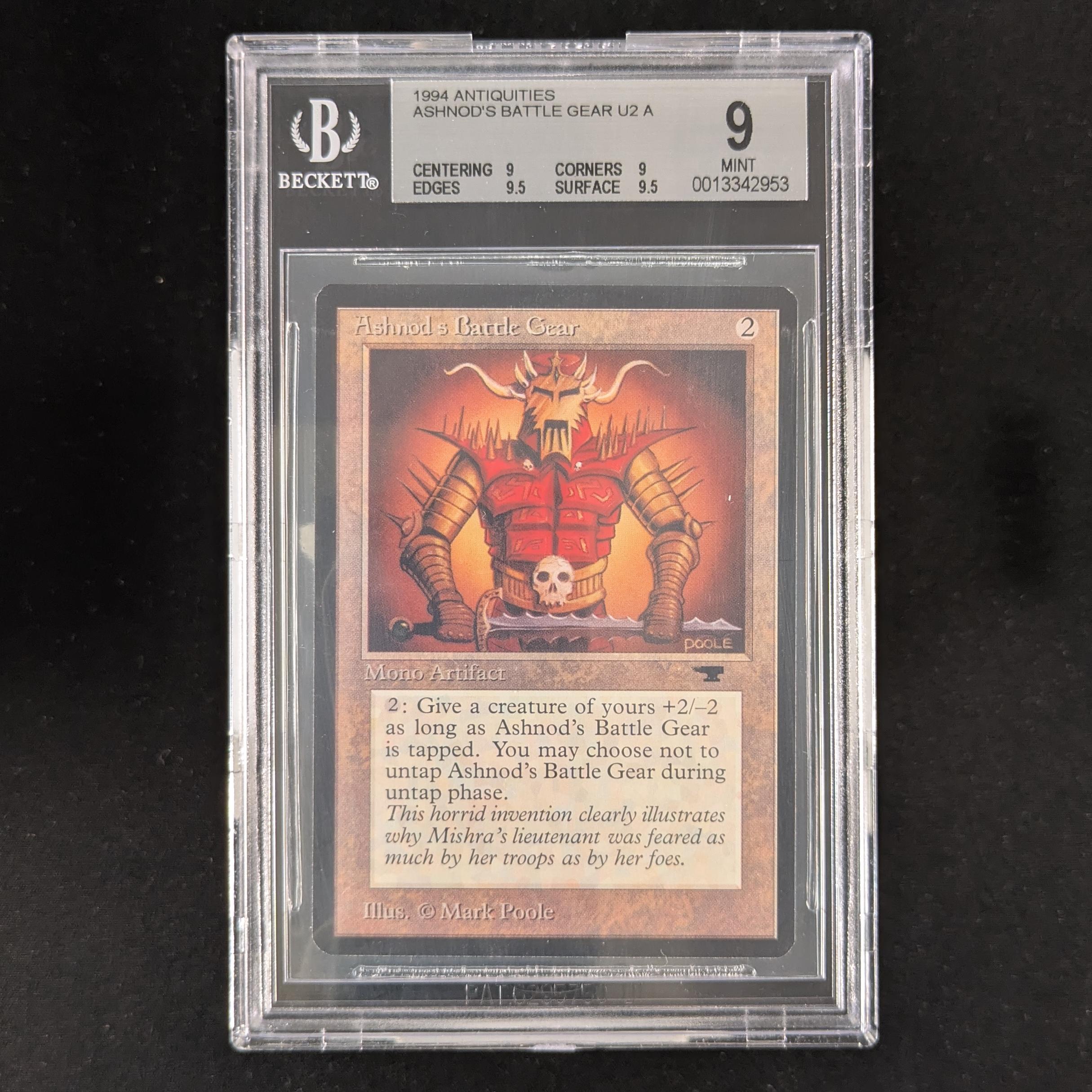 MTG Singles - Ashnod's Battle Gear - Antiquities - BGS 9 -