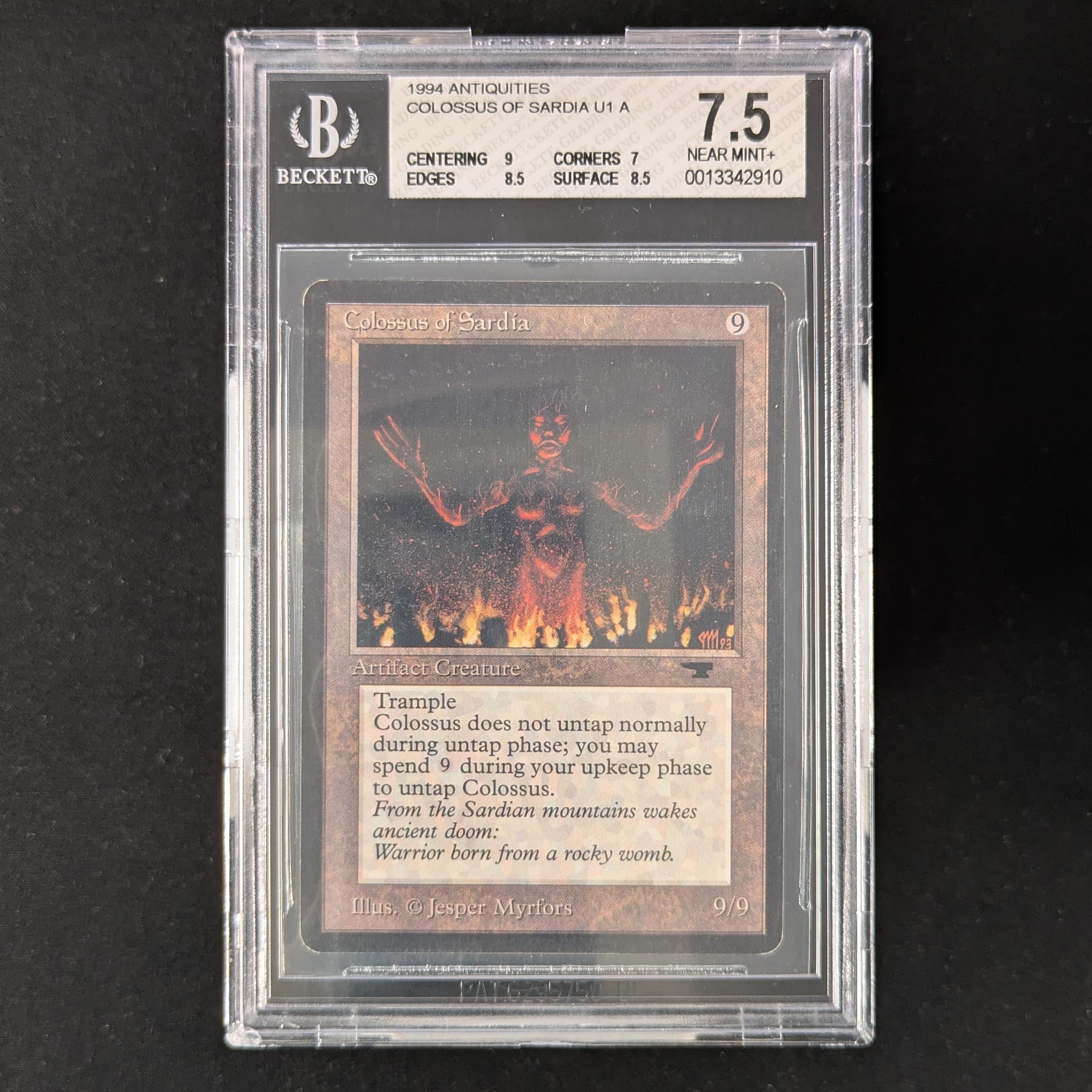 MTG Singles - Colossus of Sardia - Antiquities - BGS 7.5 -