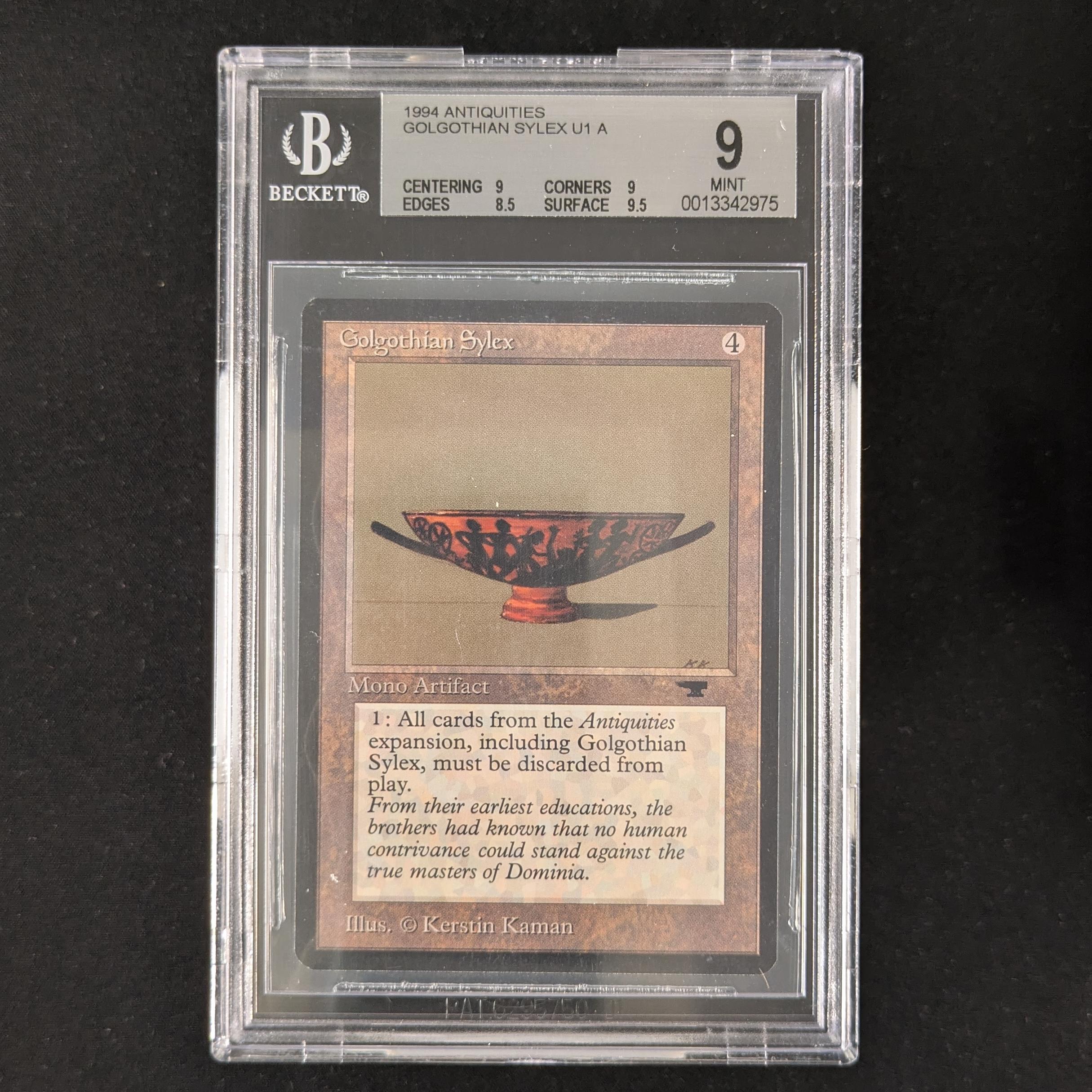 MTG Singles - Golgothian Sylex - Antiquities - BGS 9 -
