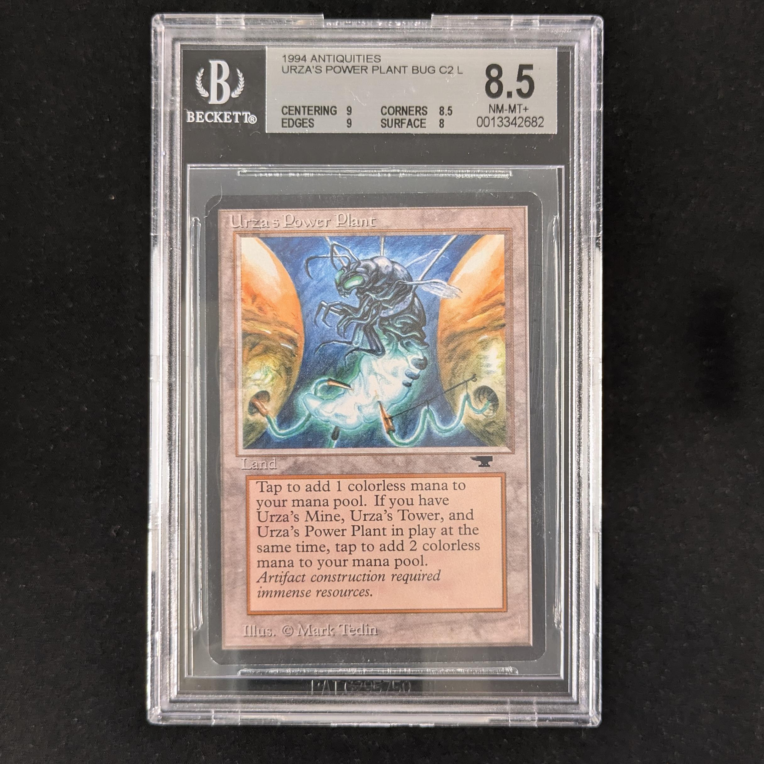 MTG Singles - Urza's Power Plant (Bug) - Antiquities - BGS 8.5 -