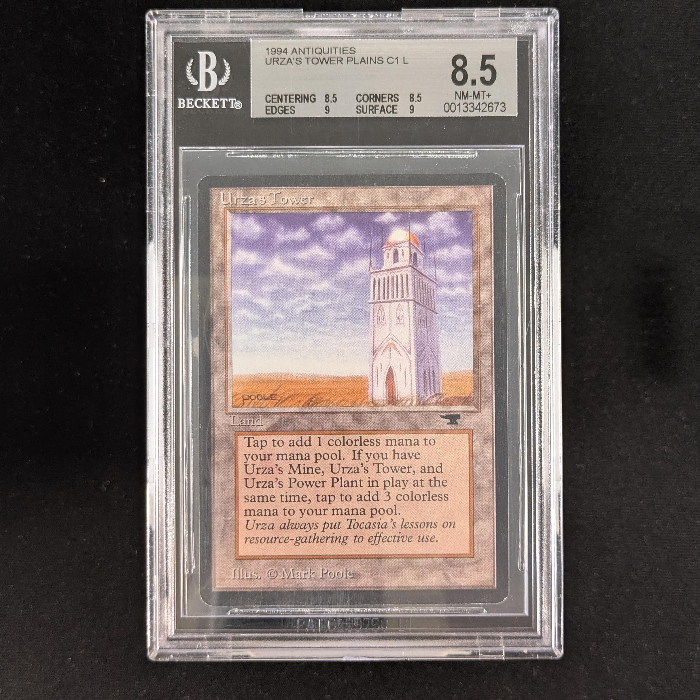 MTG Singles - Urza's Tower (V.3) - Antiquities - BGS 8.5 -