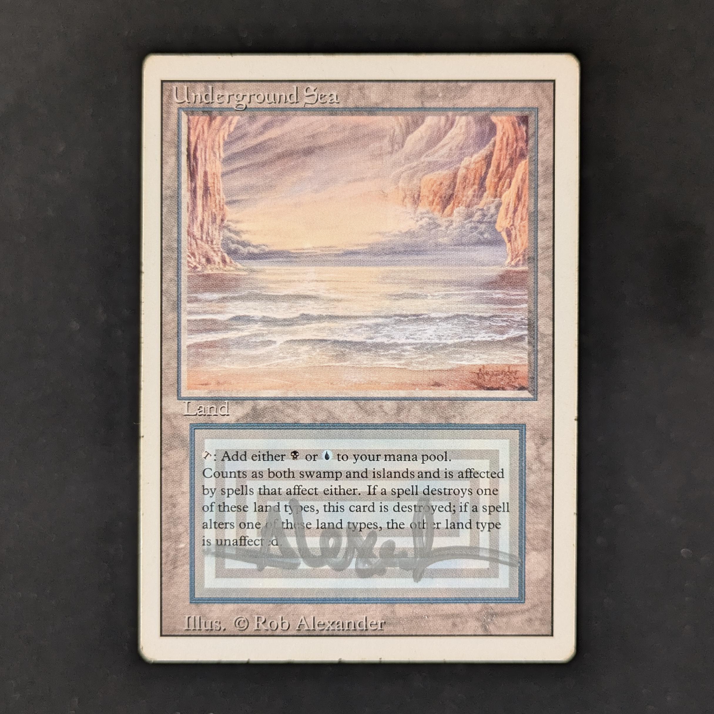 MTG Singles - Underground Sea - Revised - PL - SIGNED - 30875