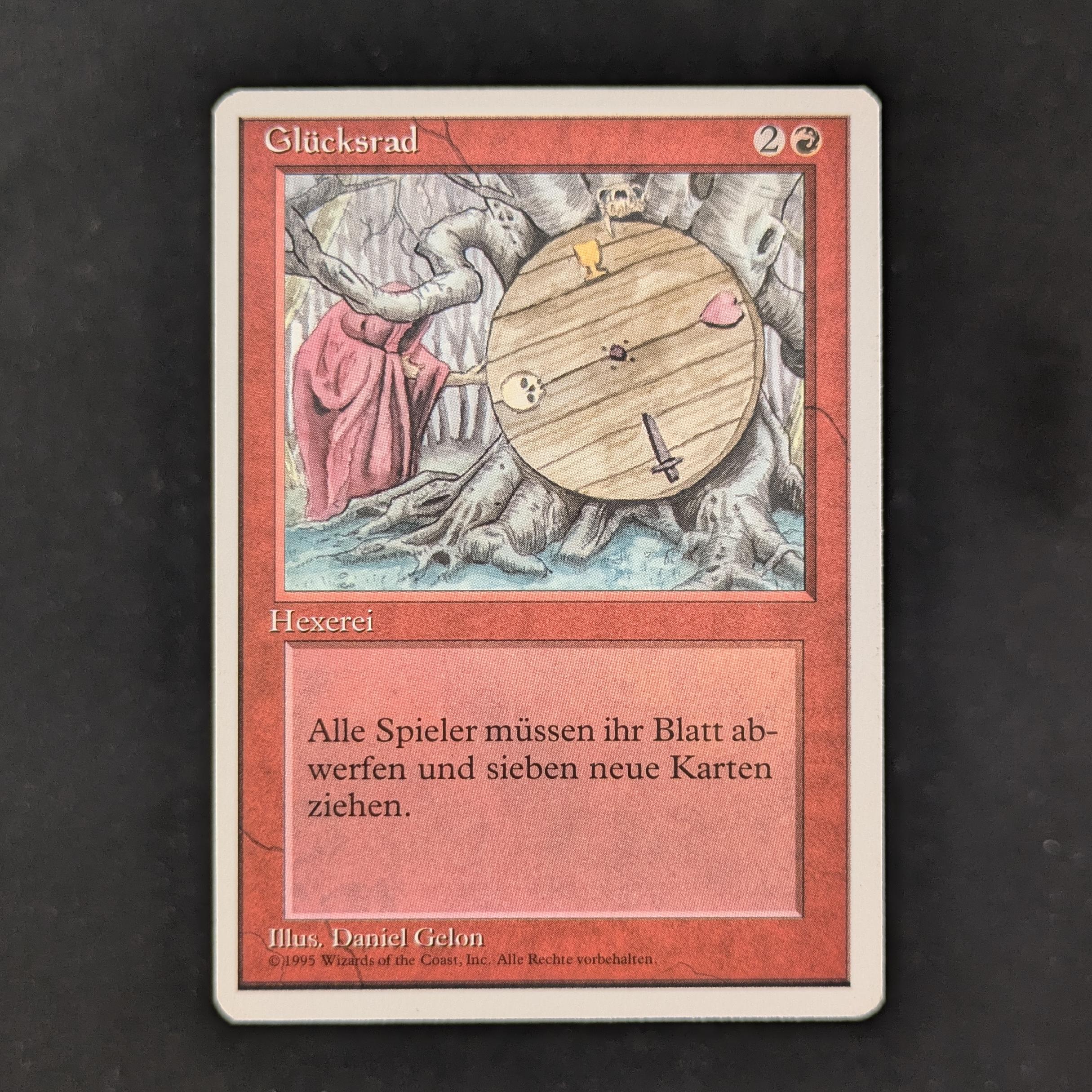 MTG Singles - Wheel of Fortune - Foreign White Bordered - German - NM - 30882
