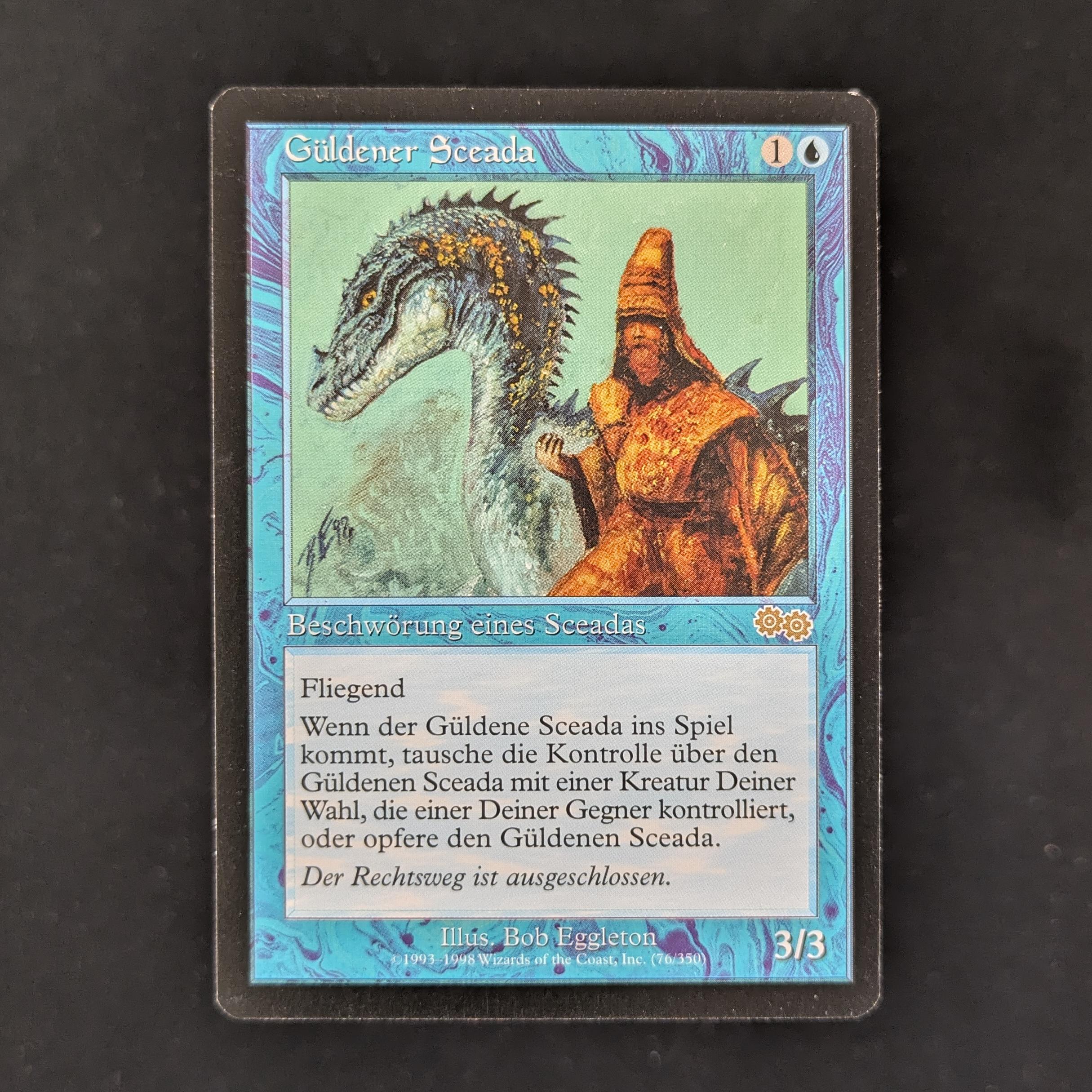 MTG Singles - Gilded Drake - Urza's Saga - German - EX - 30900