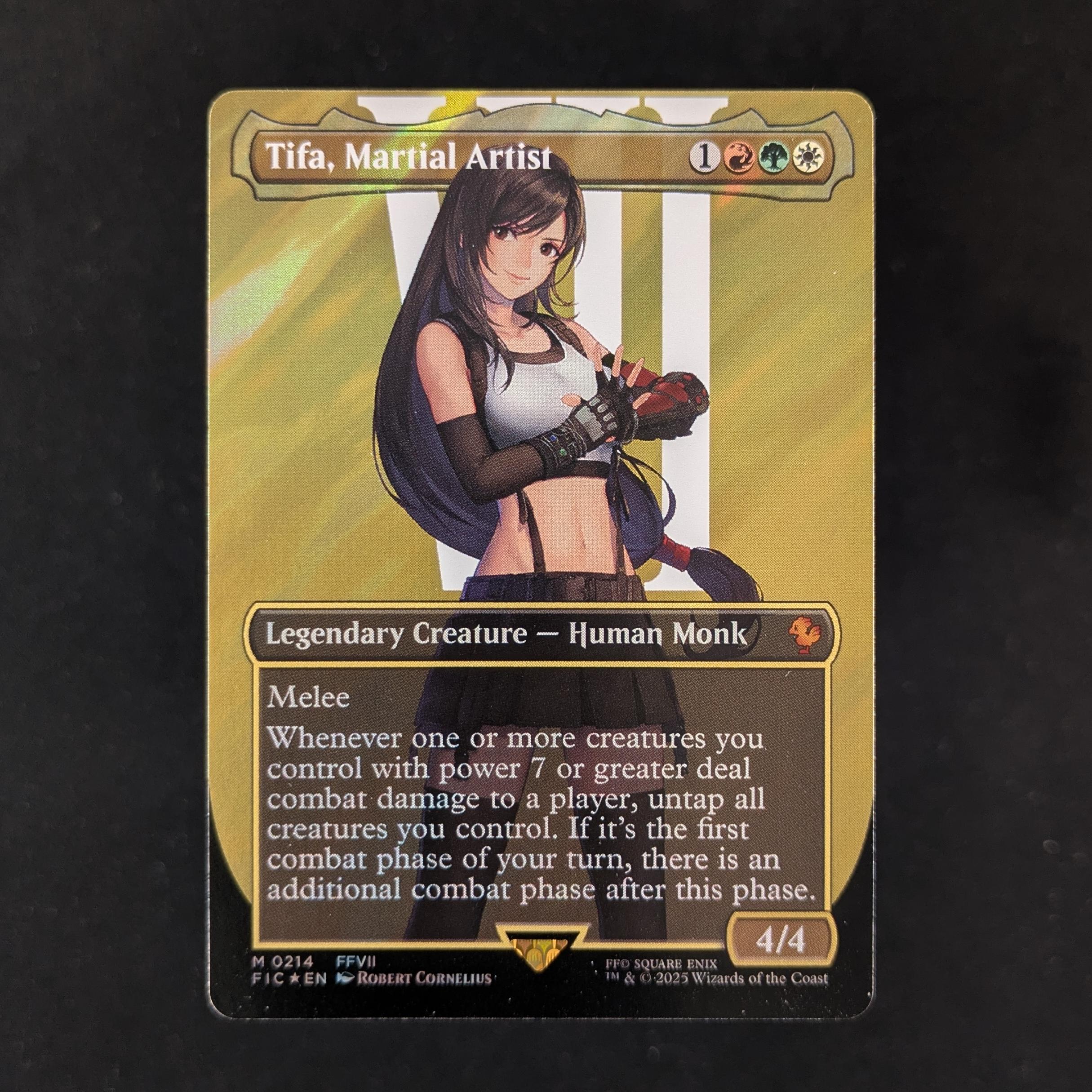 FOIL] Tifa, Martial Artist (Surge Foil) - Commander: Magic: The Gathe