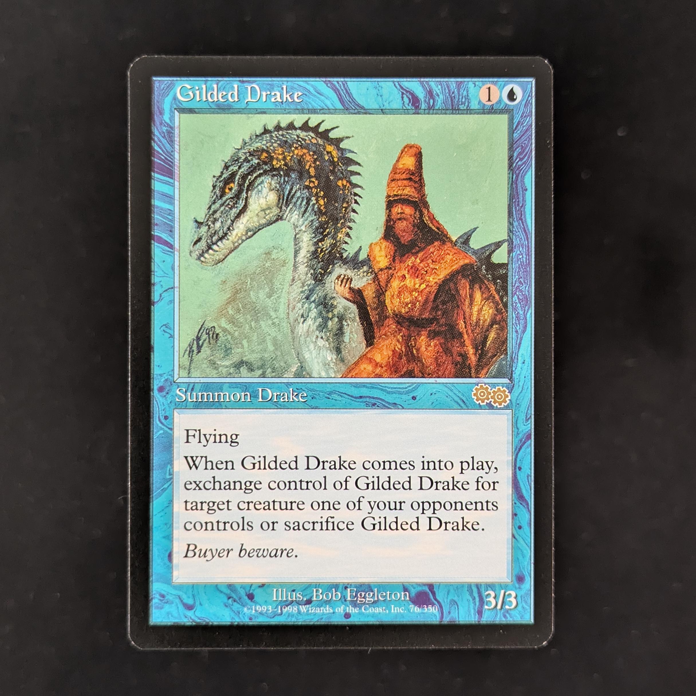 MTG Singles - Gilded Drake - Urza's Saga - English - NM - 30950
