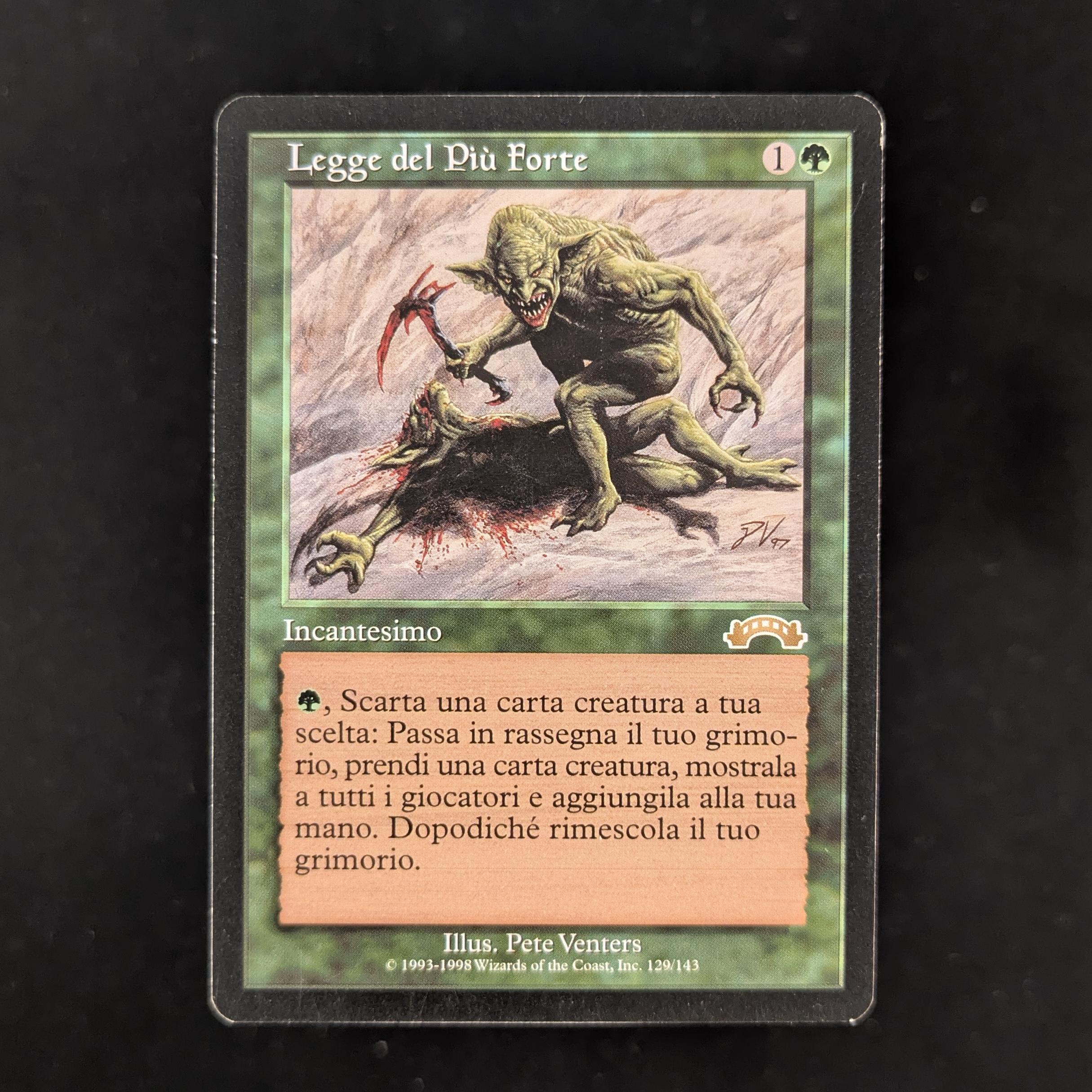 MTG Singles - Survival of the Fittest - Exodus - Italian - EX - 30963
