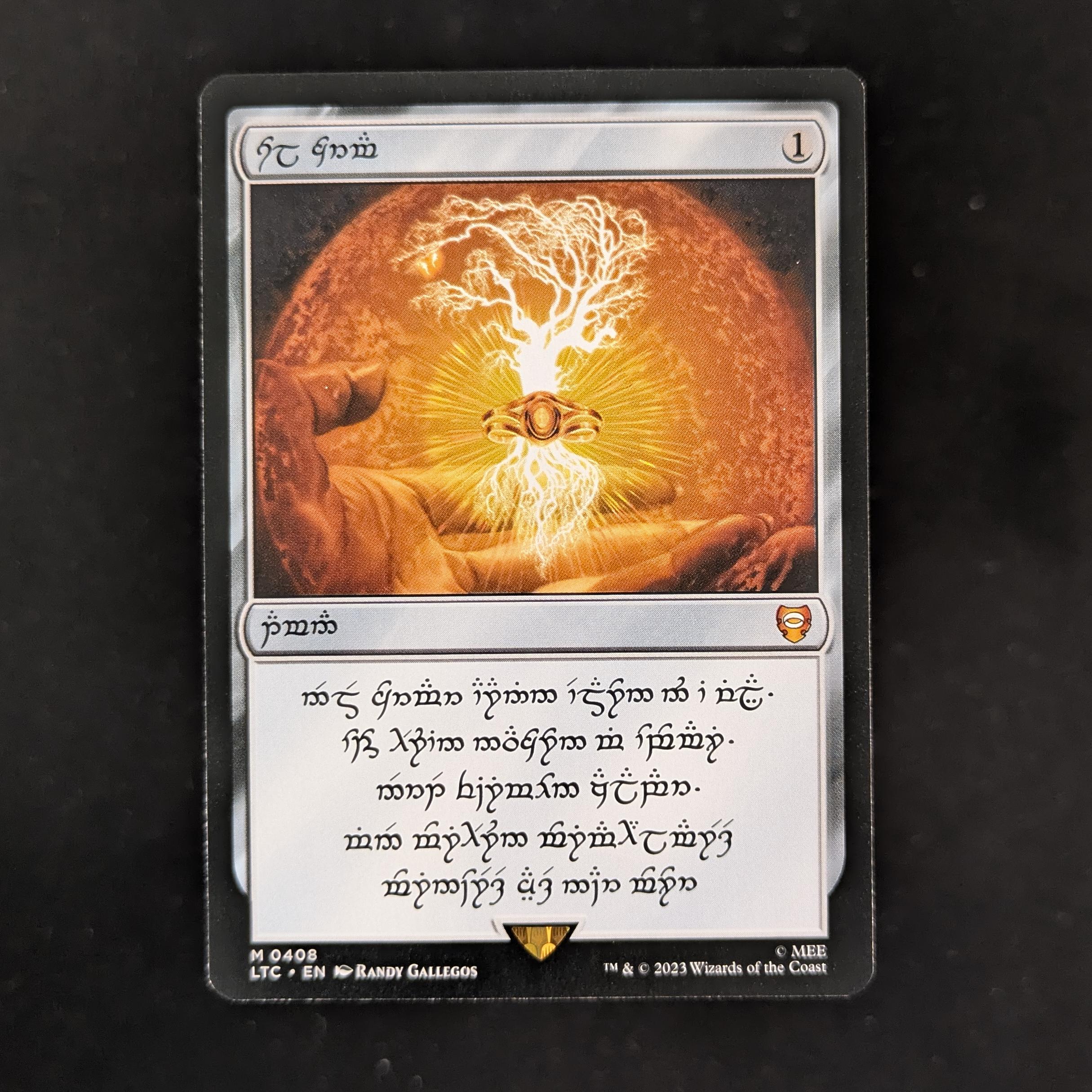 MTG Singles - Sol Ring (Elven) - Commander: The Lord of the Rings: Tales of Middle-earth: Extras - NM -