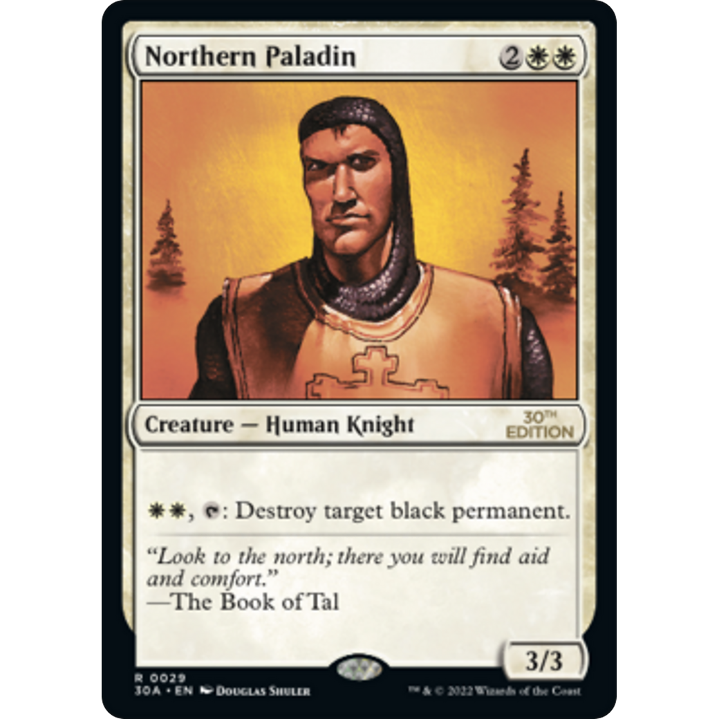 MTG Singles - Northern Paladin (Modern Frame) - 30th Anniversary Edition -