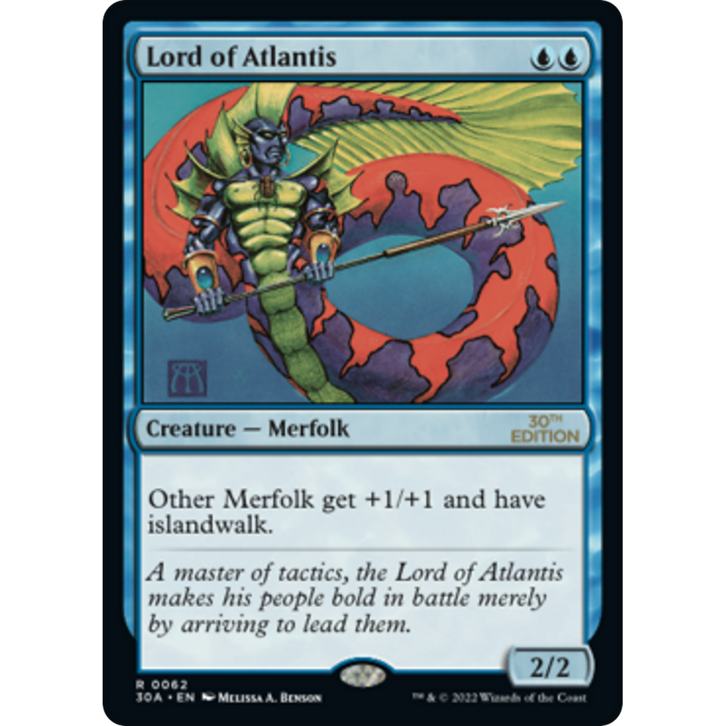 MTG Singles - Lord of Atlantis (Modern Frame) - 30th Anniversary Edition -