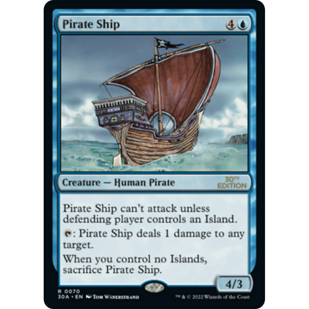 MTG Singles - Pirate Ship (Modern Frame) - 30th Anniversary Edition -