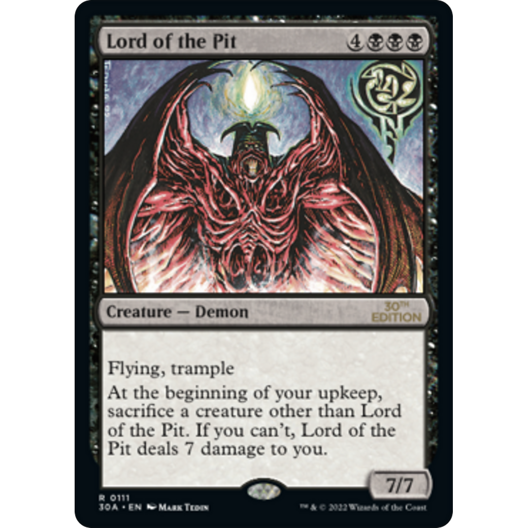 MTG Singles - Lord of the Pit (Modern Frame) - 30th Anniversary Edition -