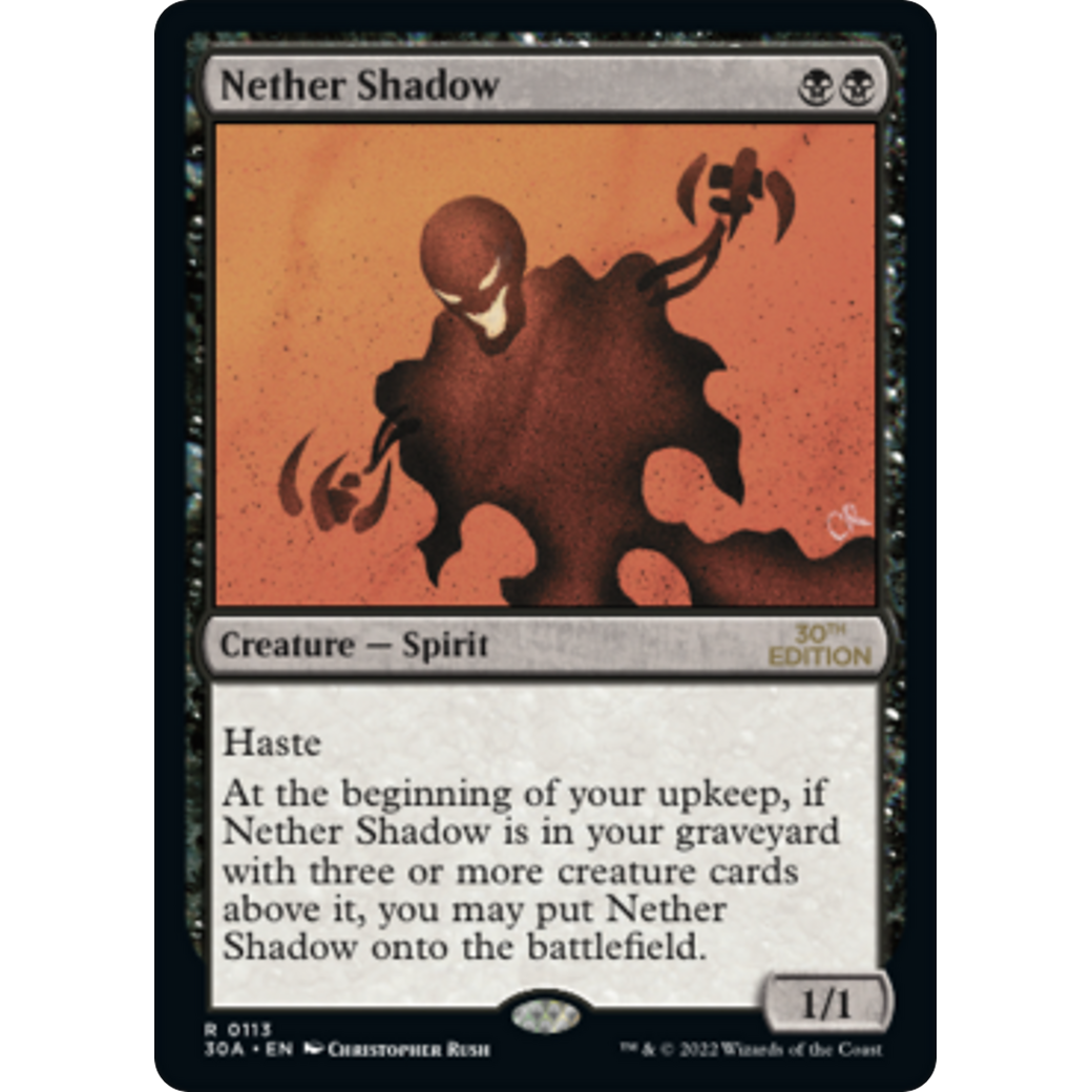 MTG Singles - Nether Shadow (Modern Frame) - 30th Anniversary Edition -