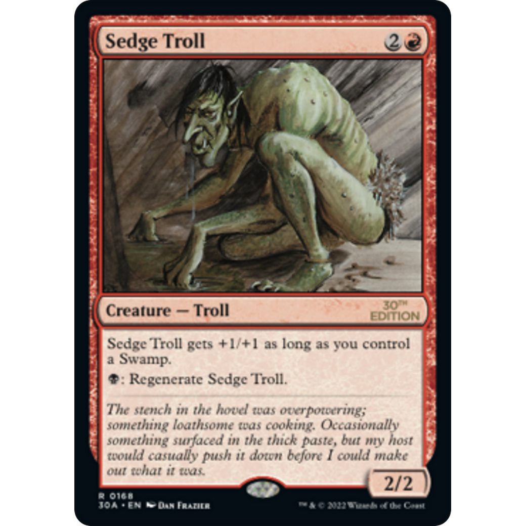 MTG Singles - Sedge Troll (Modern Frame) - 30th Anniversary Edition -