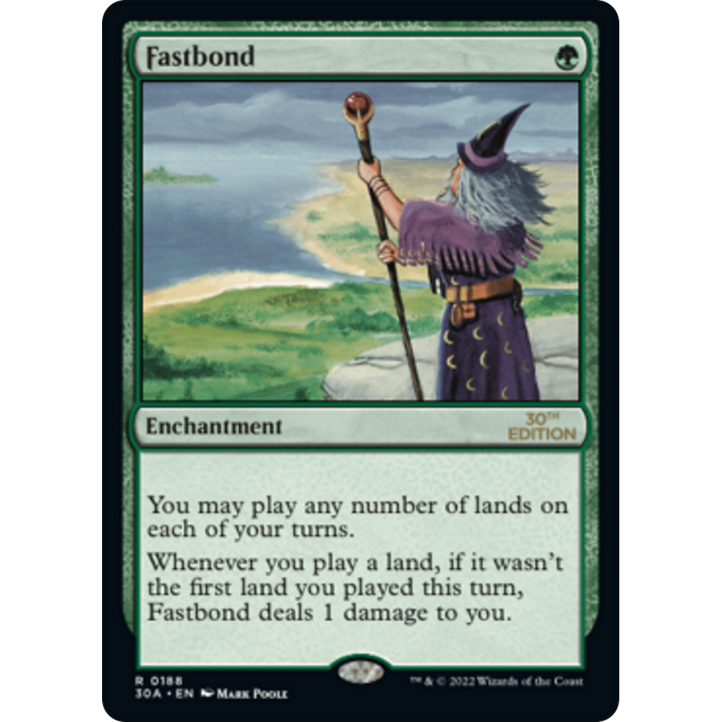 MTG Singles - Fastbond (Modern Frame) - 30th Anniversary Edition -