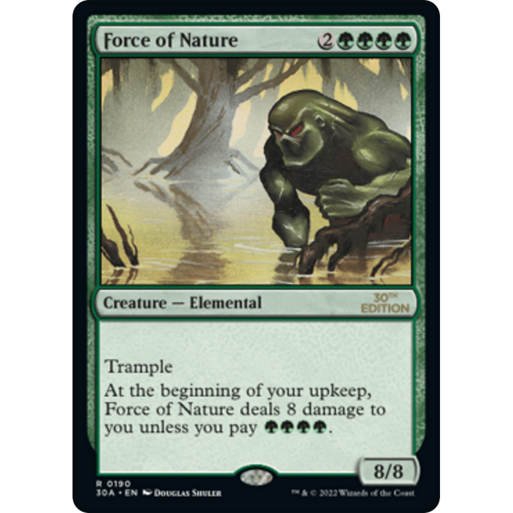 MTG Singles - Force of Nature (Modern Frame) - 30th Anniversary Edition -