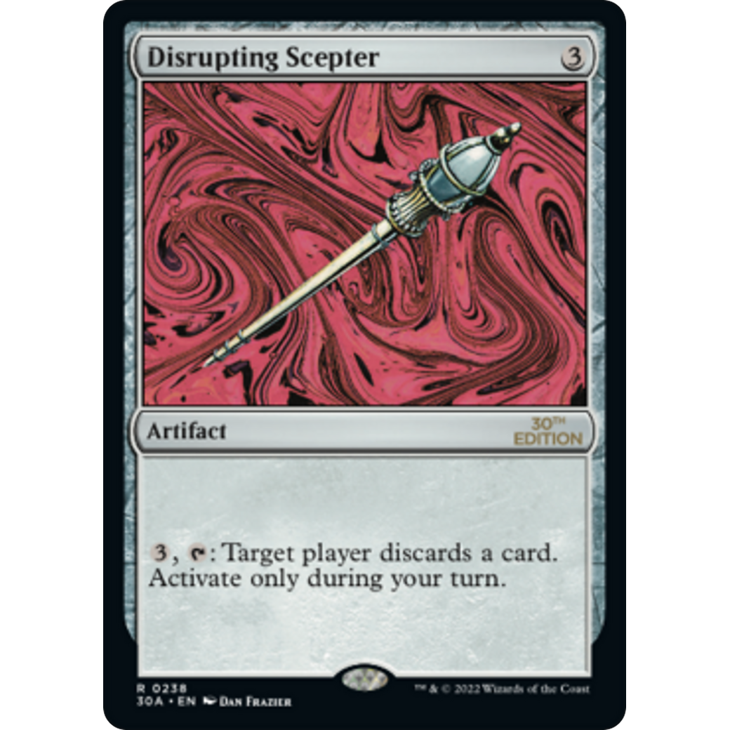 MTG Singles - Disrupting Scepter (Modern Frame) - 30th Anniversary Edition -