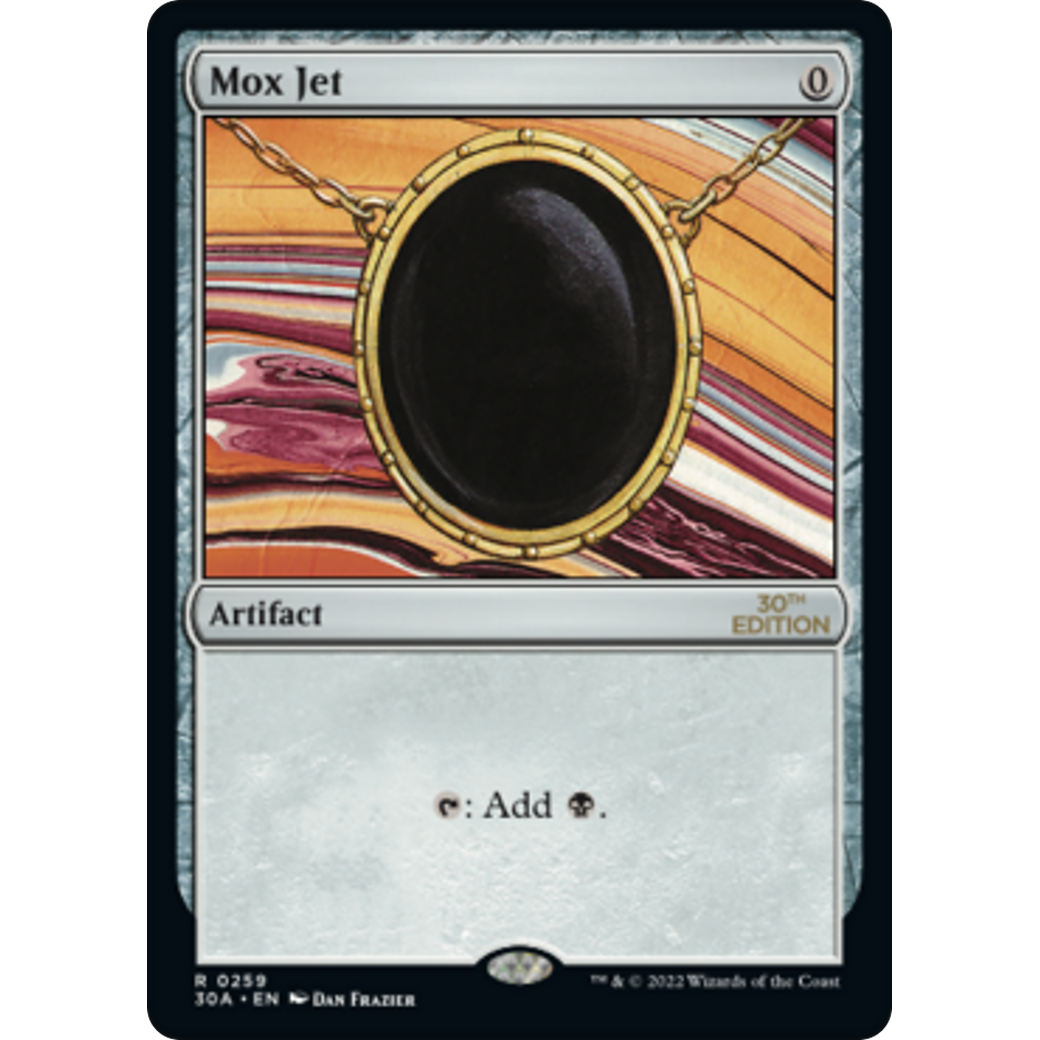 MTG Singles - Mox Jet (Modern Frame) - 30th Anniversary Edition -