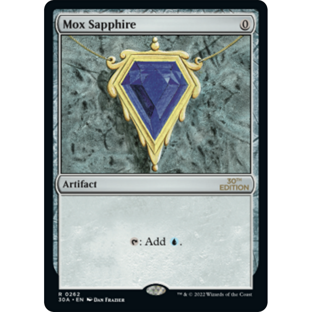 Mox Sapphire (Modern Frame) - 30th Anniversary Edition Mox Sapphire (Modern Frame) - 30th Anniversary Edition