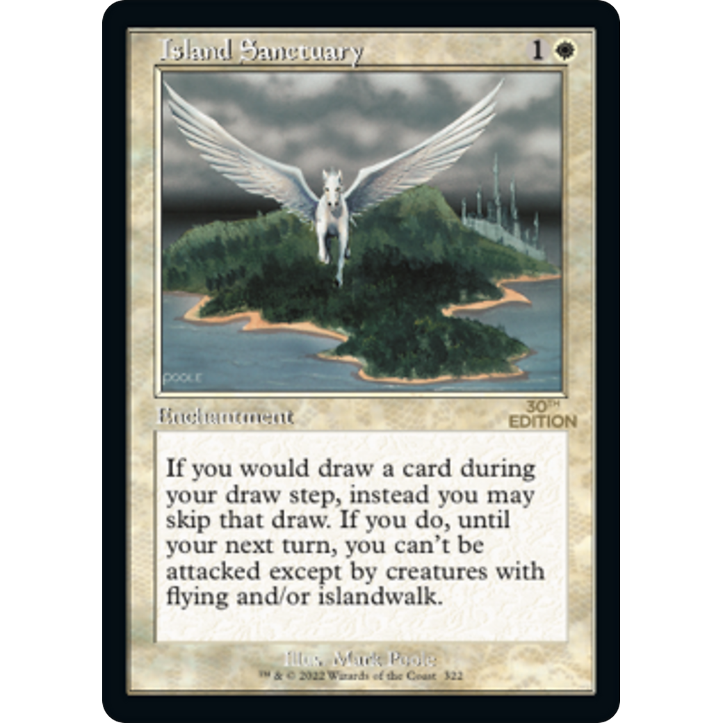 MTG Singles - Island Sanctuary (Retro Frame) - 30th Anniversary Edition -