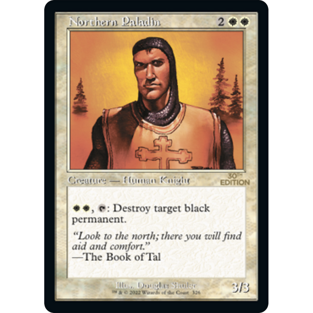 MTG Singles - Northern Paladin (Retro Frame) - 30th Anniversary Edition -