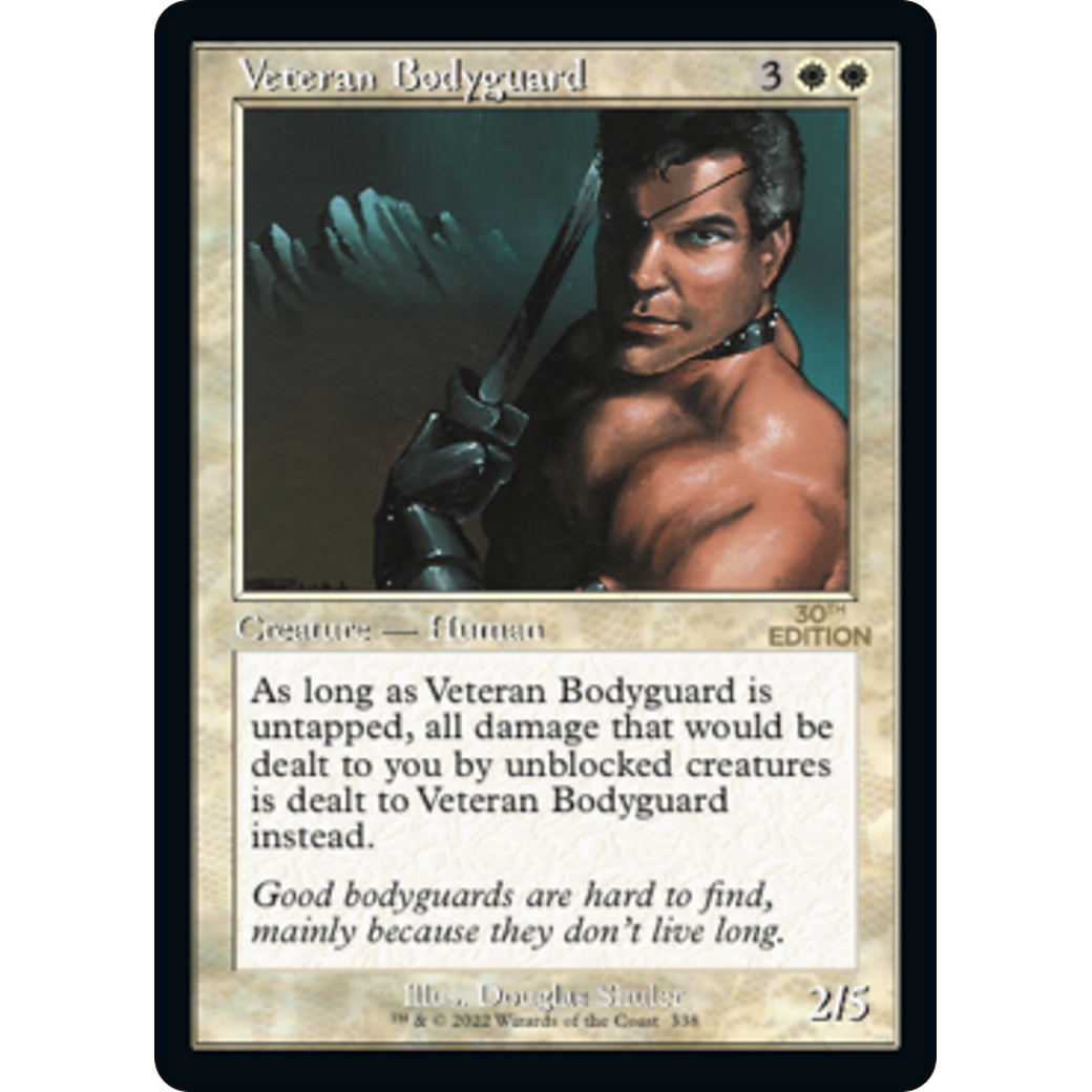 MTG Singles - Veteran Bodyguard (Retro Frame) - 30th Anniversary Edition -