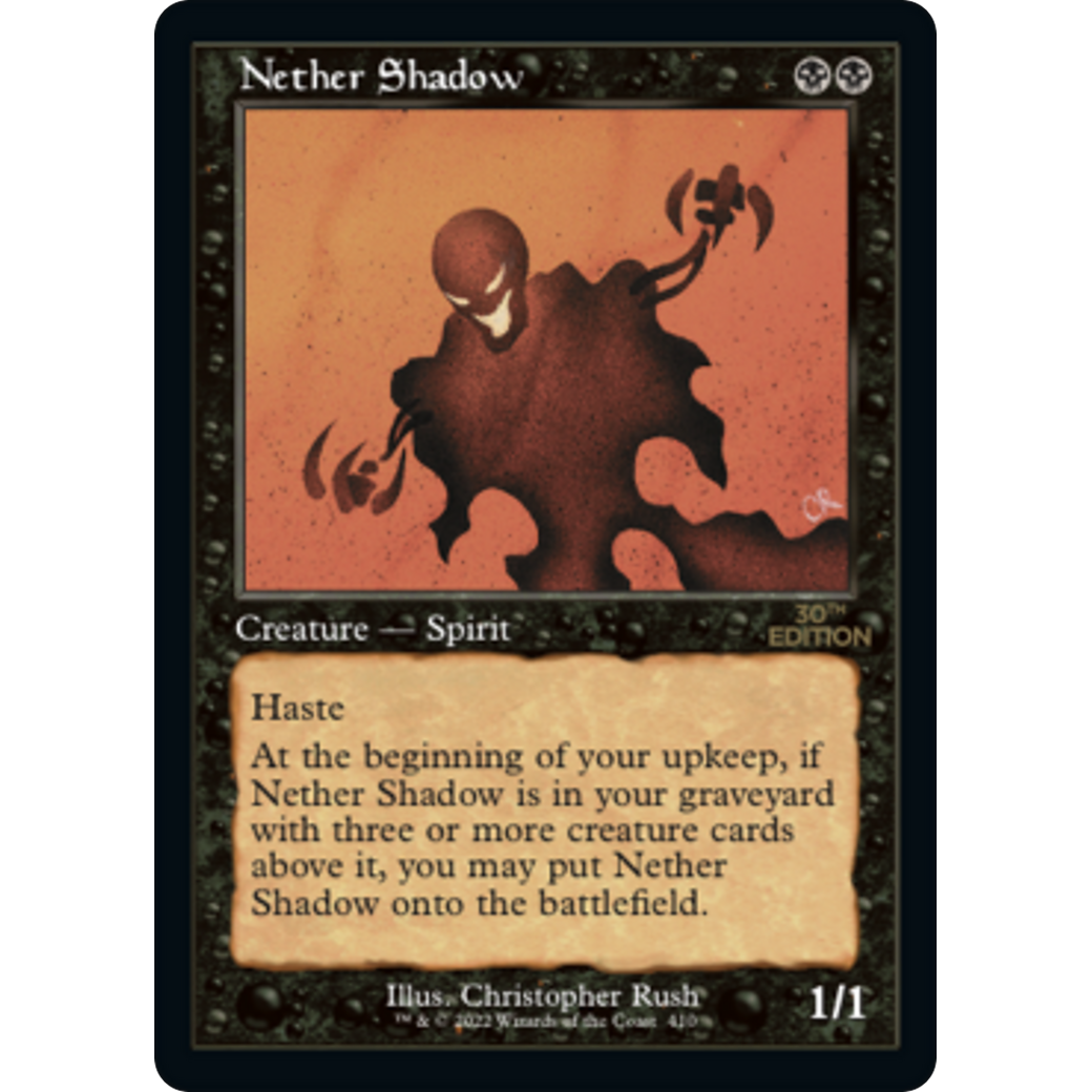 MTG Singles - Nether Shadow (Retro Frame) - 30th Anniversary Edition -
