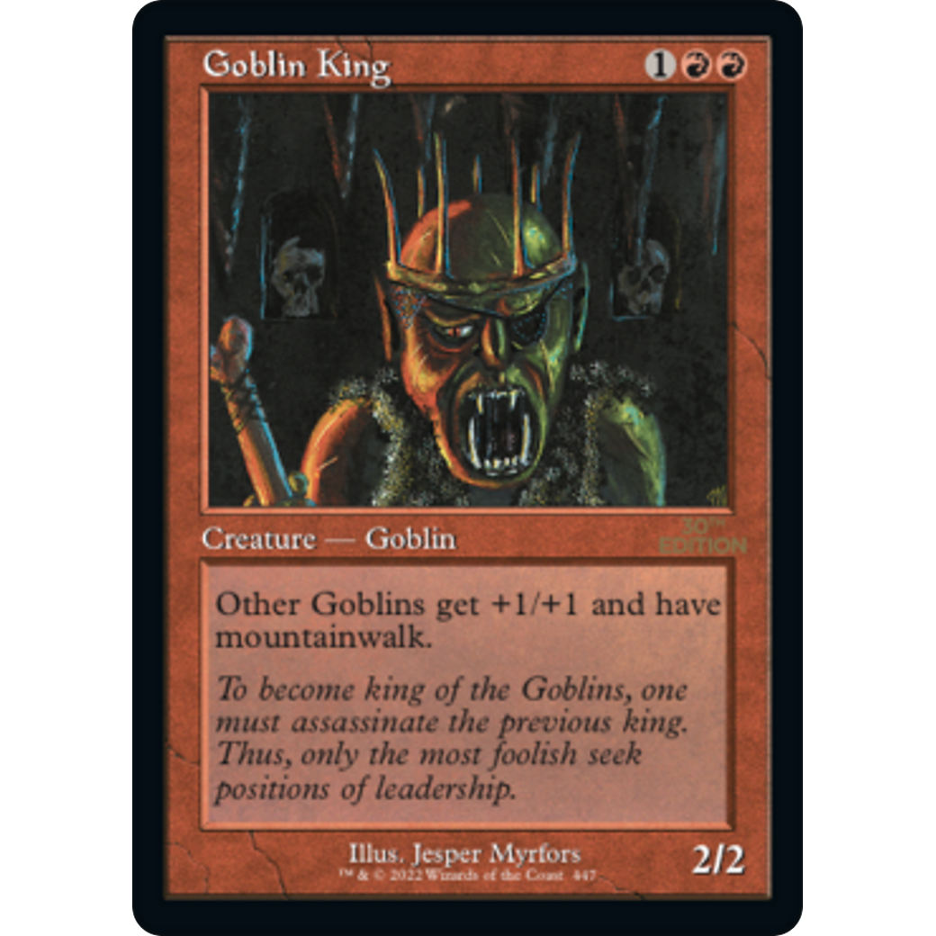 Goblin King (Retro Frame) - 30th Anniversary Edition