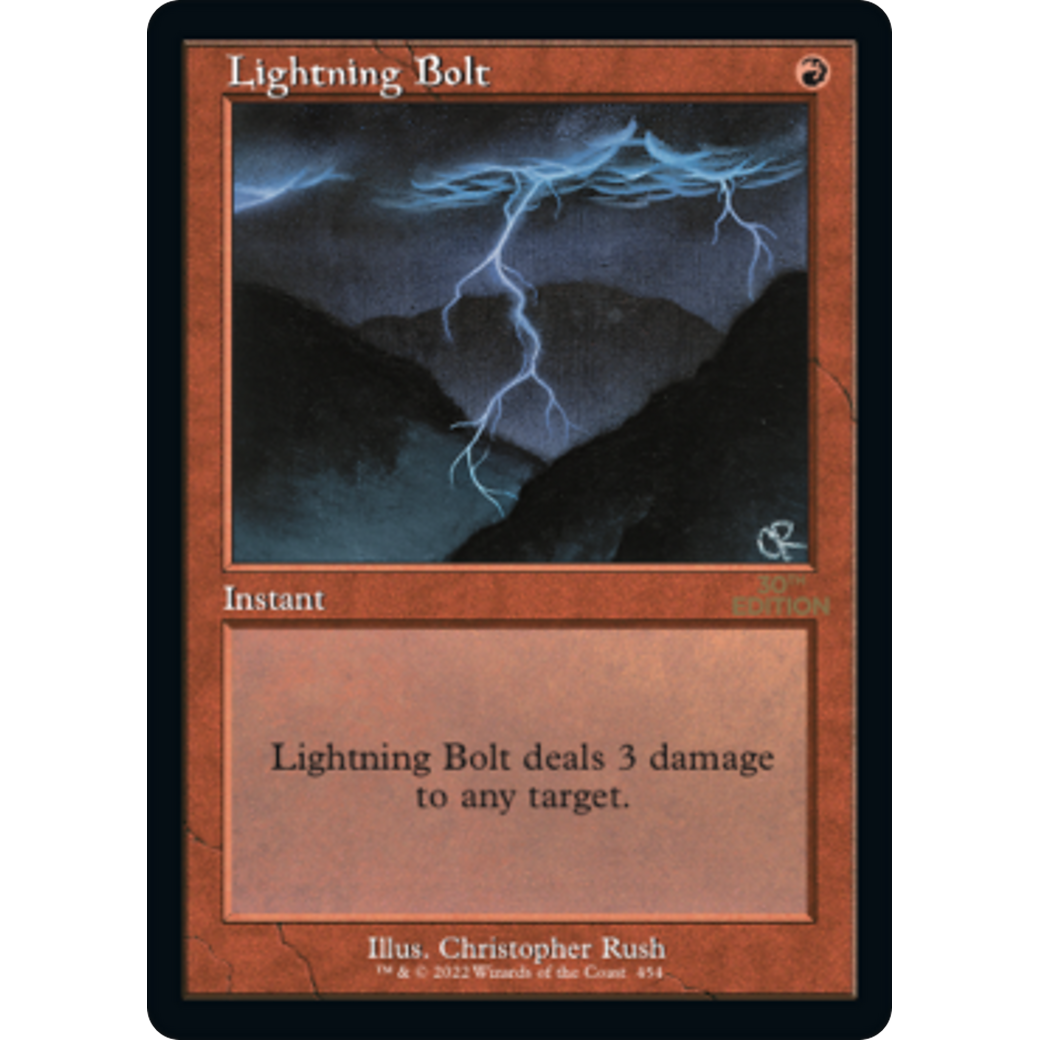 MTG Singles - Lightning Bolt (Retro Frame) - 30th Anniversary Edition -