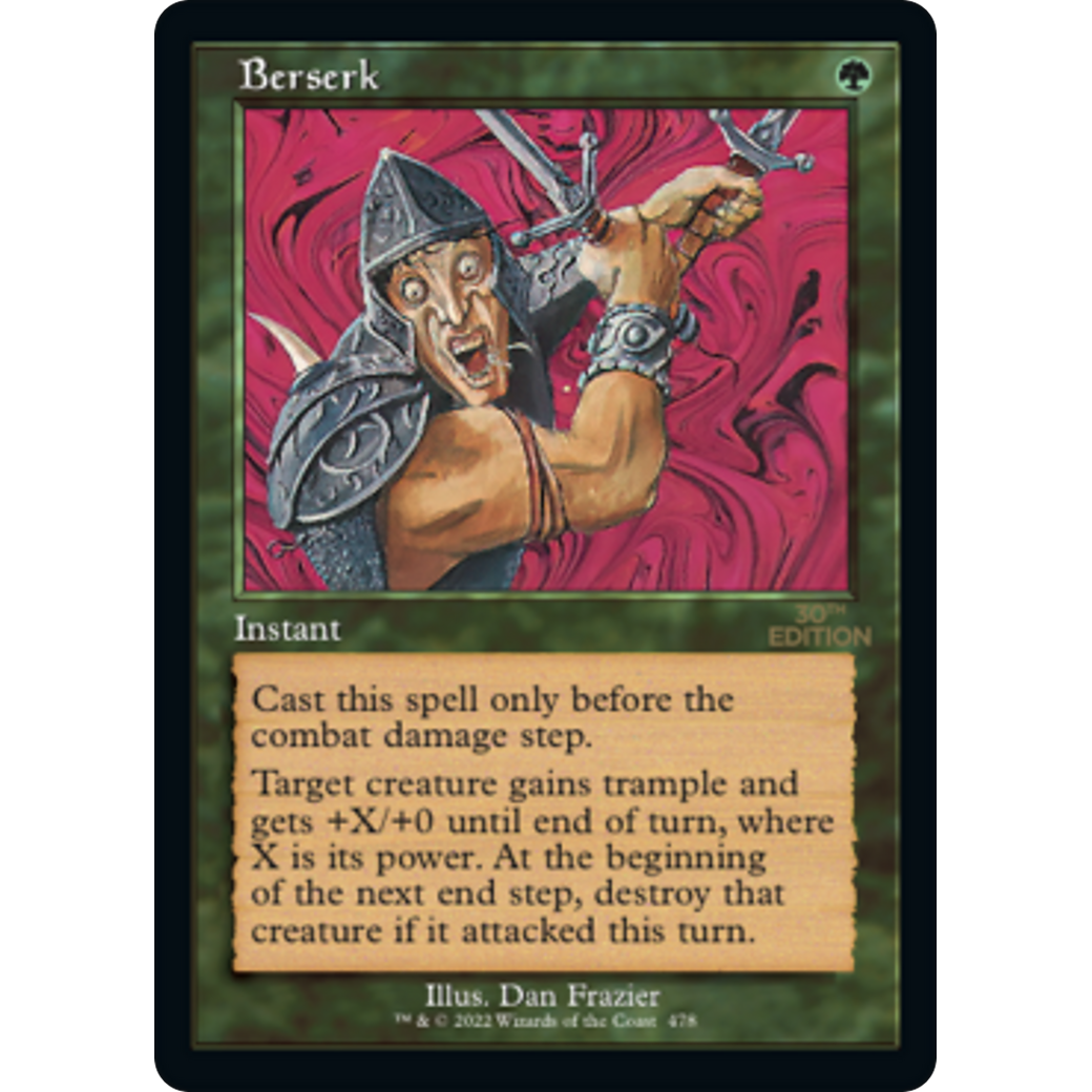 PSA10 Berserk 狂暴化　MTG 30th edition Amazon.co.jp: PSA10 Berserk 狂暴化 MTG 30th edition : おもちゃ