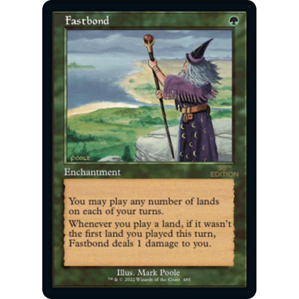 MTG Singles - Fastbond (Retro Frame) - 30th Anniversary Edition -